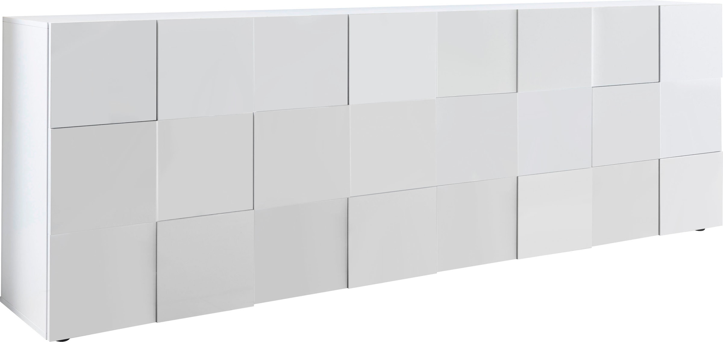 INOSIGN Sideboard "Dama Breite 241, Kommode 4 Türen, Anrichte", Front in 3D günstig online kaufen