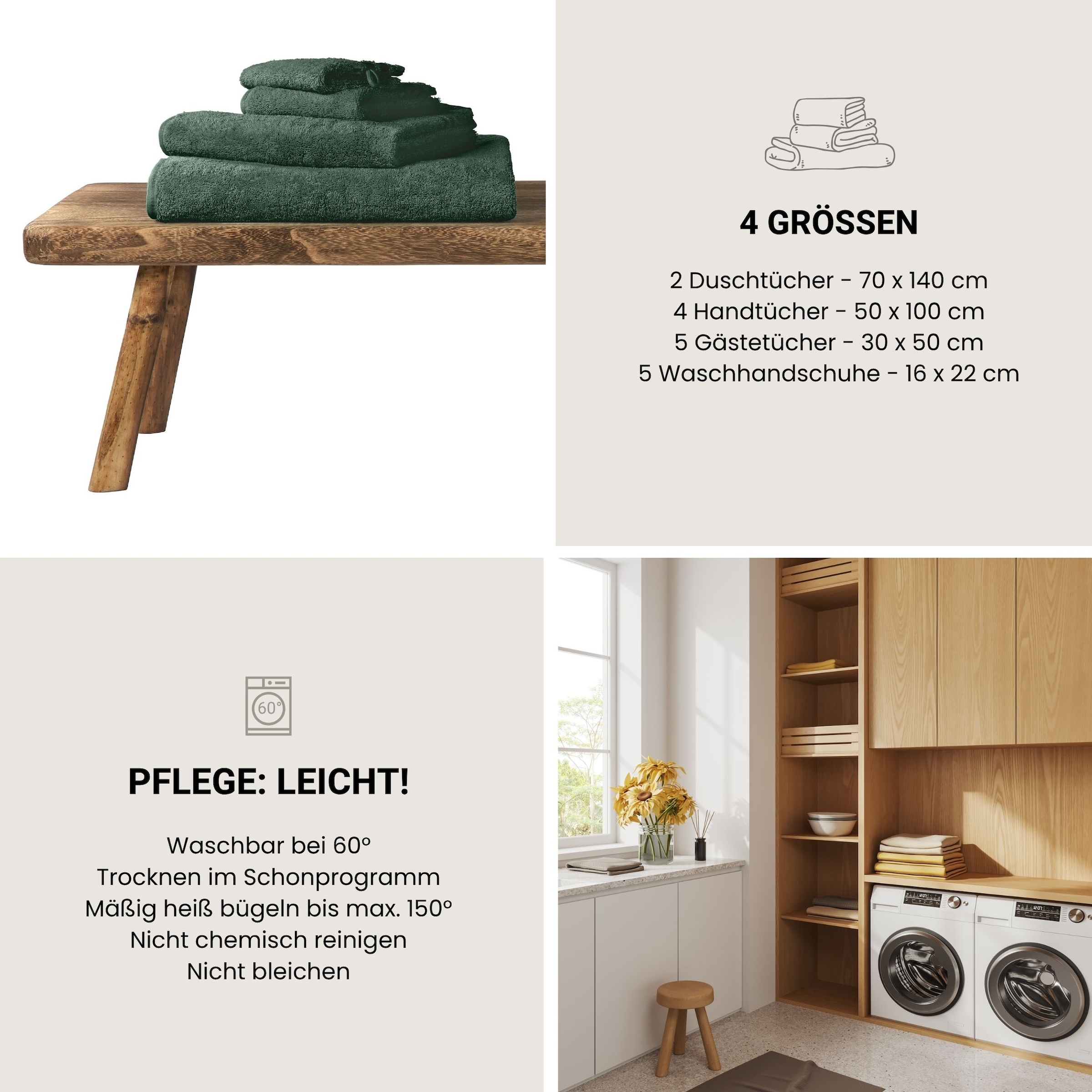 Schiesser Gaestehandtuecher »Skyline Color aus 100 % Baumwolle mit eleganter Streifenbordüre« OEKO-TEX® MADE IN GREEN