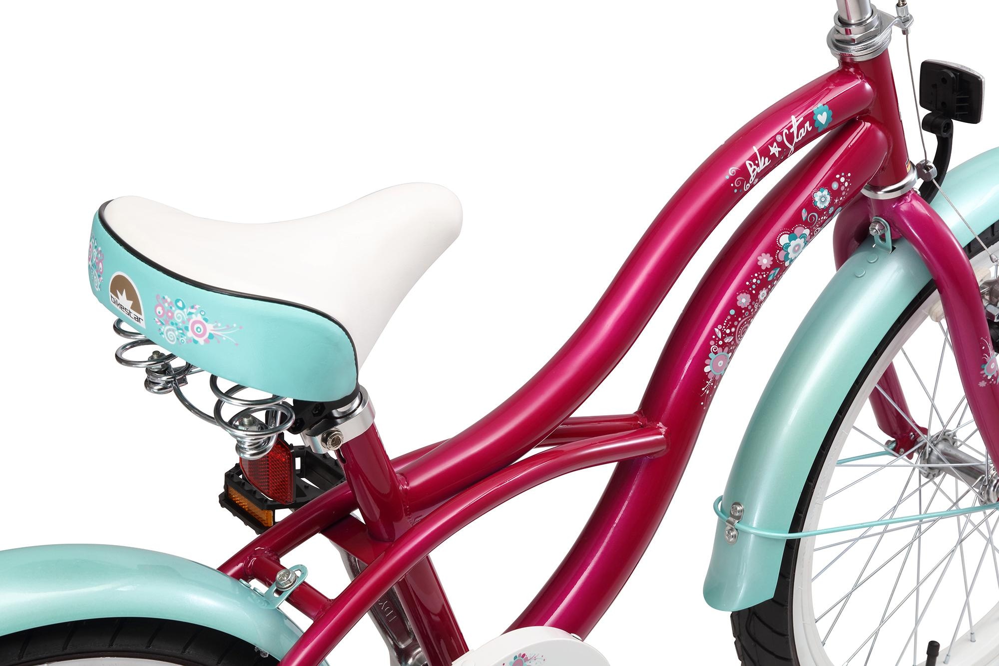 Bikestar Jugendfahrrad »Cruiser«, 1 Gang, für Damen