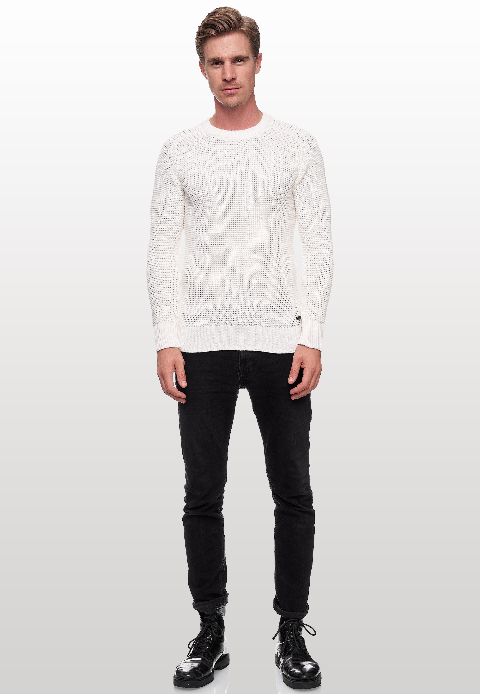 Rusty Neal Strickpullover, in sportlichem Design