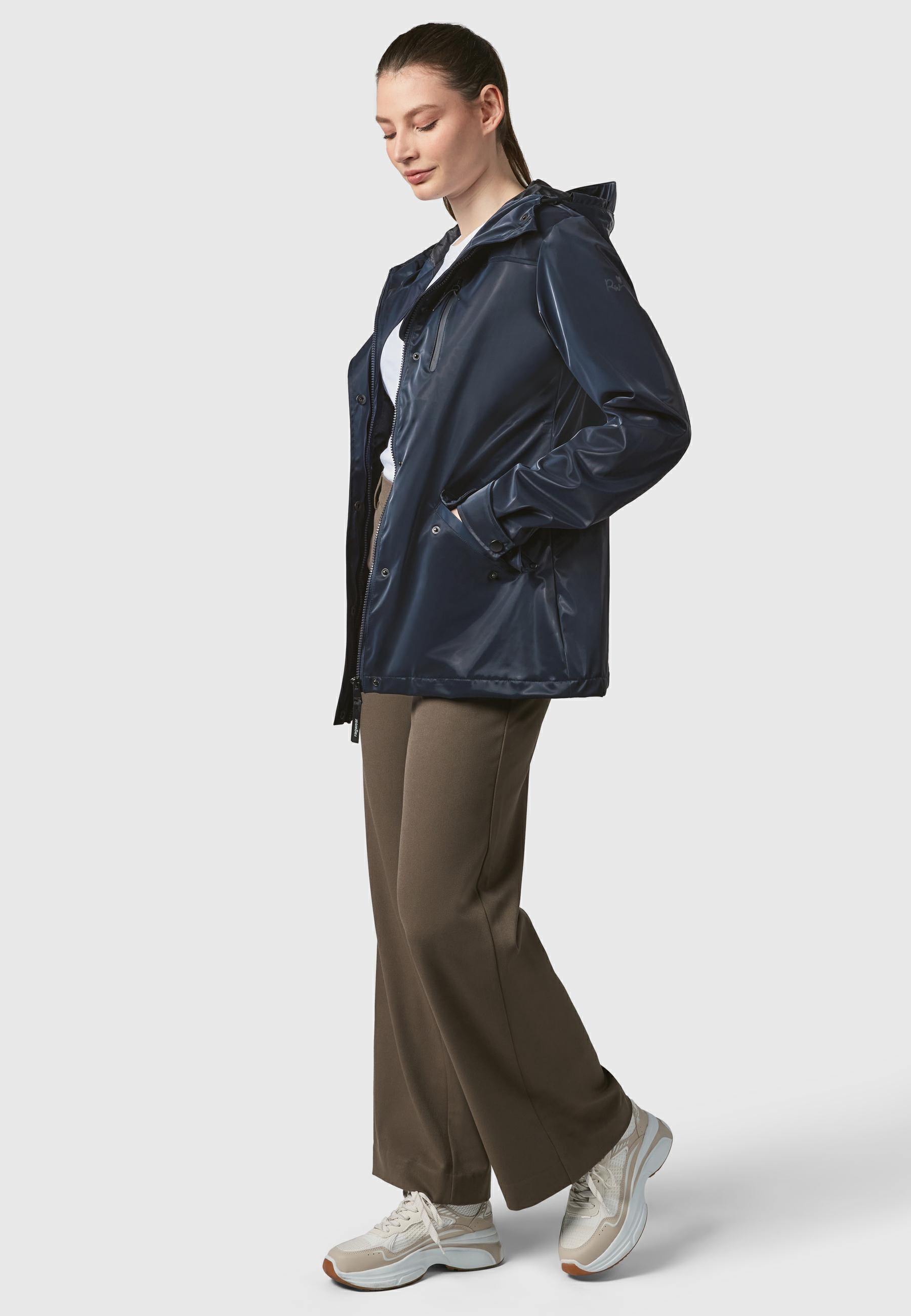 Ragwear Outdoorjacke »Meast Rainy«, mit Kapuze, Wasserdichte Übergangsjacke mit geschweißten Nähten