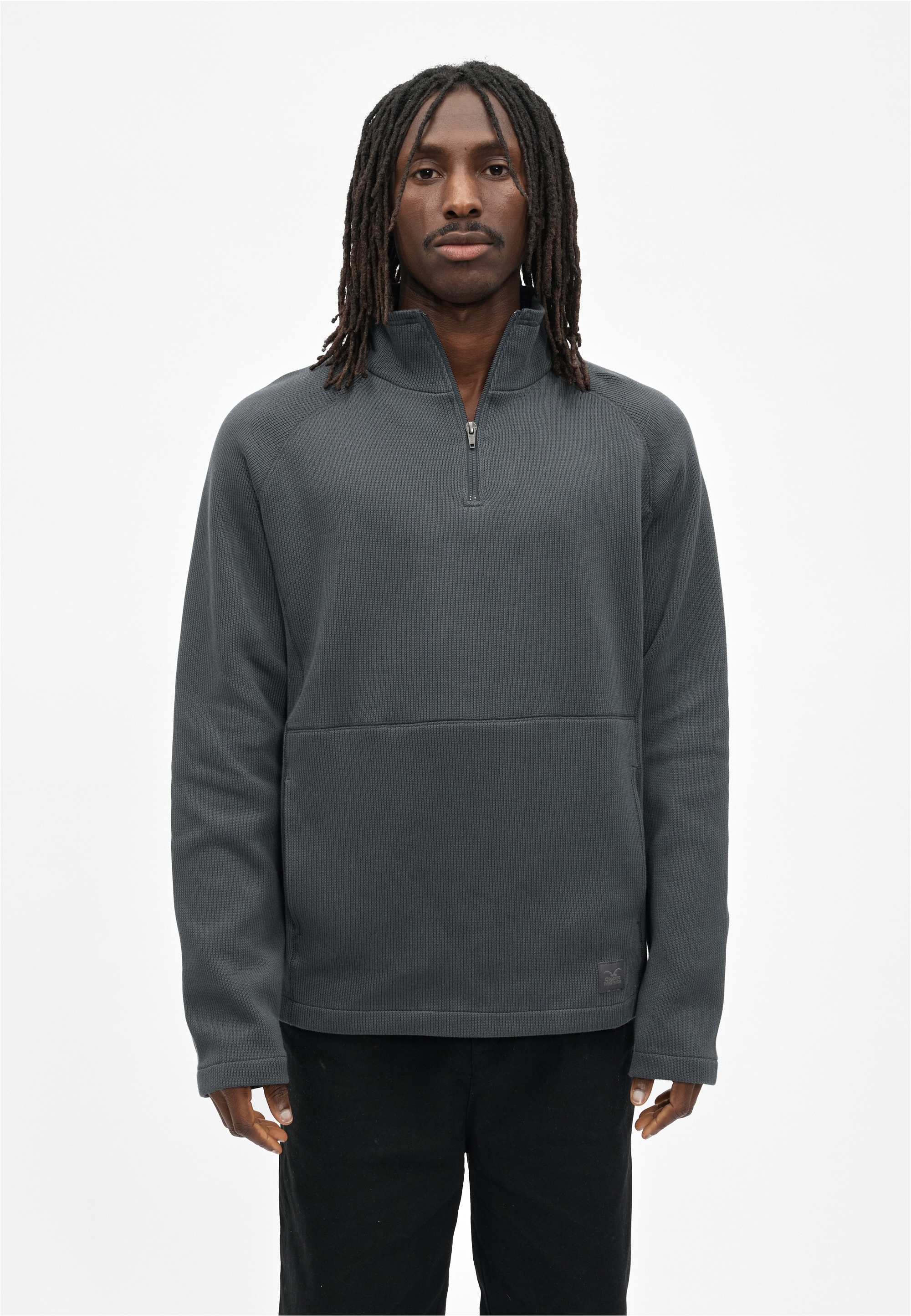 Cleptomanicx Strickpullover "Double" im klassischen Design