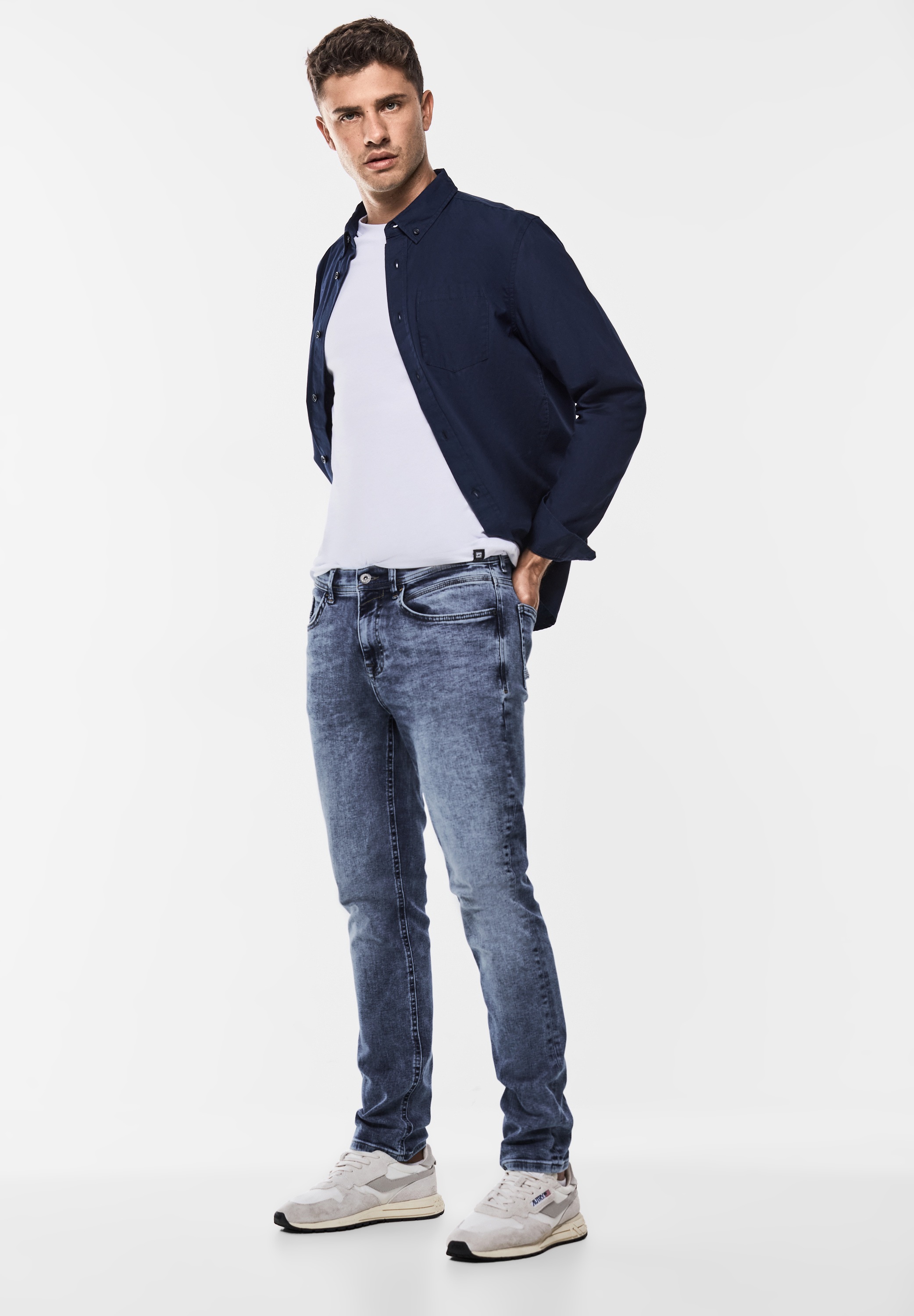 STREET ONE MEN Regular-fit-Jeans, 5-Pocket-Style