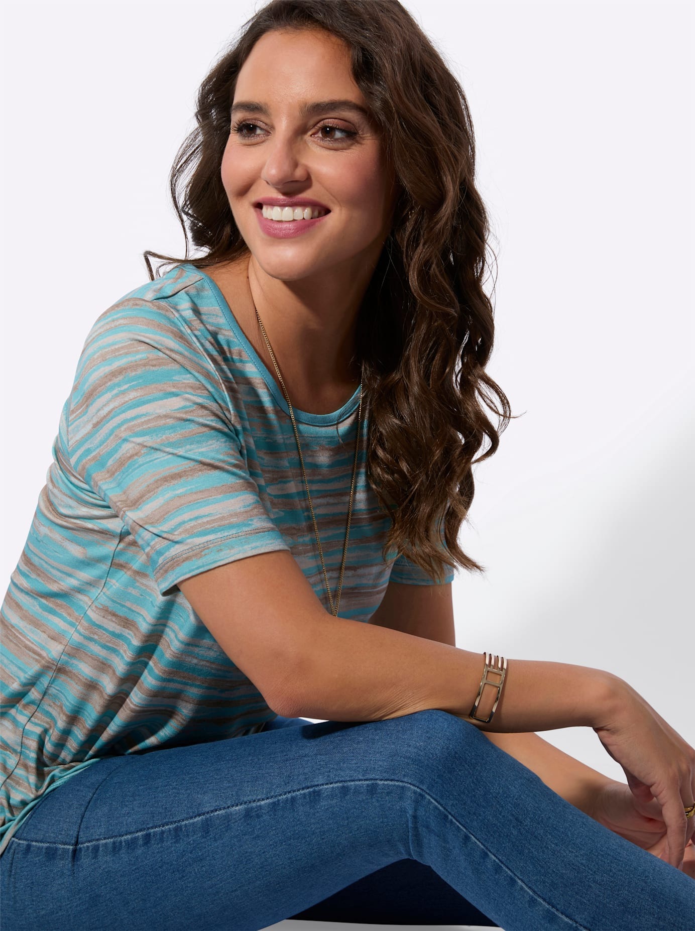 Thumbnail - Casual Looks Rundhalsshirt "Druck-Shirt" 1 tlg. tlg.