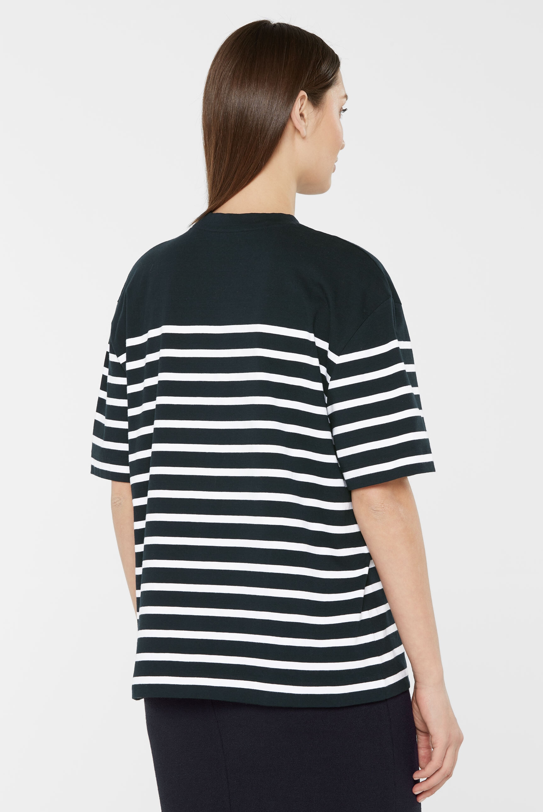 SENSES.THE LABEL Rundhalsshirt, aus Baumwolle