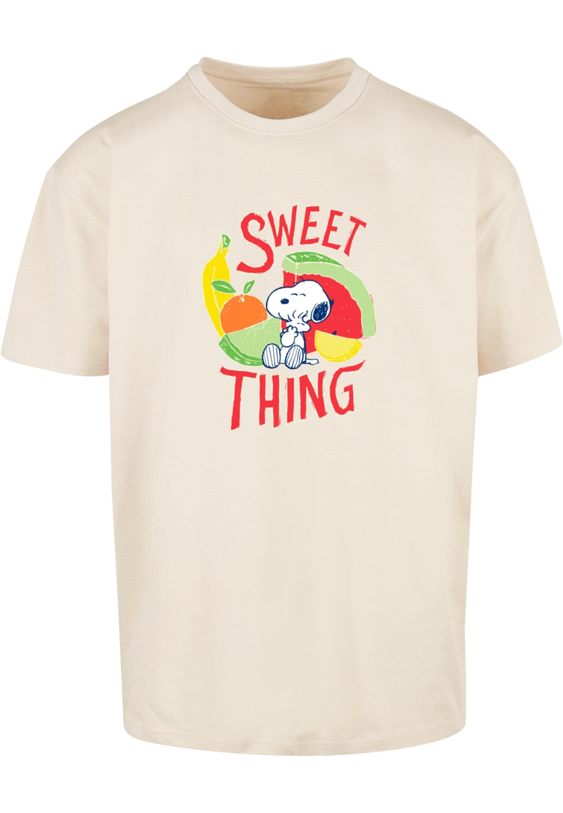 Merchcode T-Shirt »Merchcode Herren Ladies Peanuts - Sweet thing Heavy Oversize Tee«, (1 tlg.)