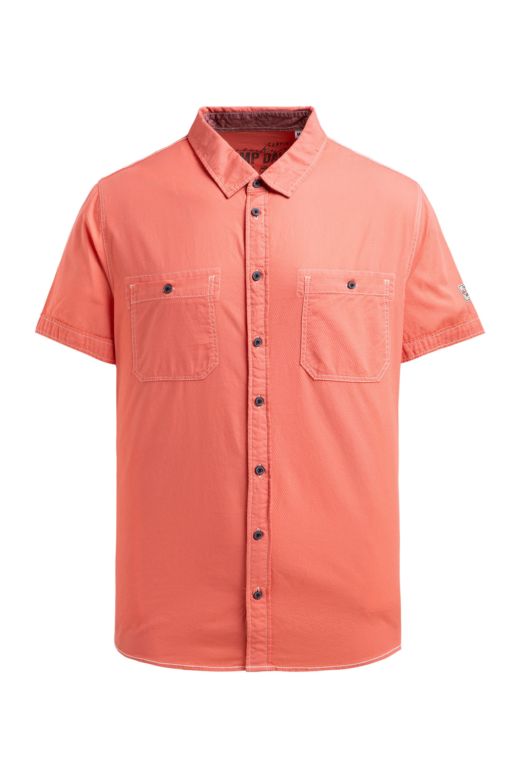 CAMP DAVID Kurzarmhemd mit Brusttaschen günstig online kaufen