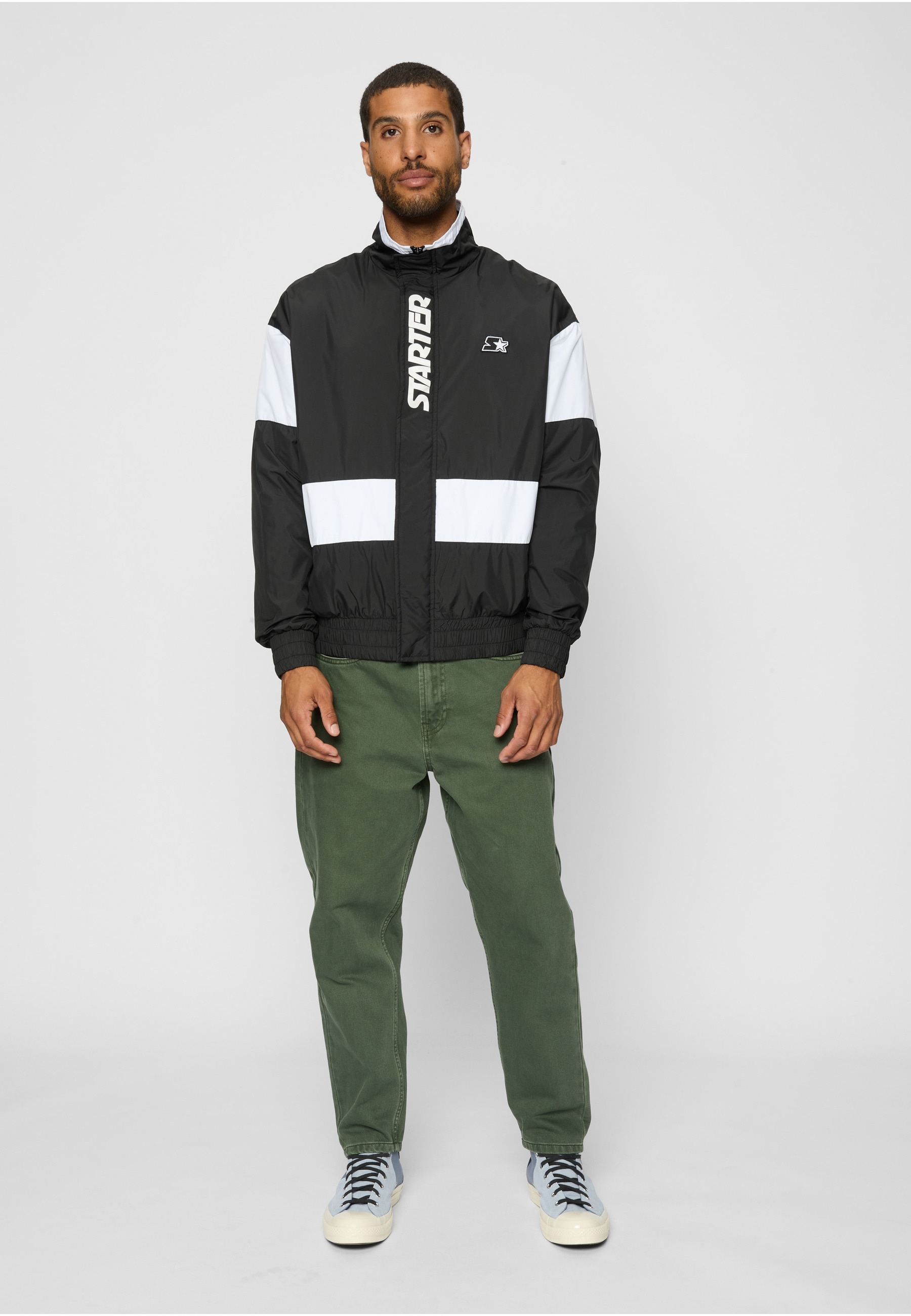 Starter Black Label Allwetterjacke »Starter Black Label Herren Starter Retro Track Jacket« 1 Stk. tlg. ohne Kapuze