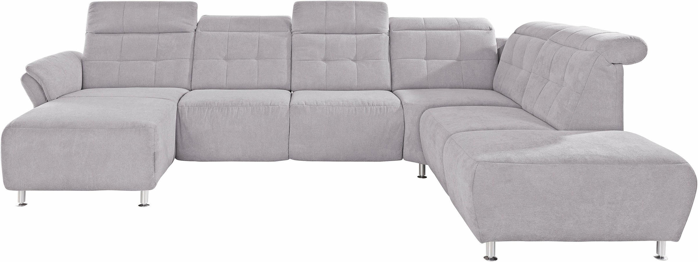 Home affaire Wohnlandschaft "Manhattan U-Form" 2 Sitze mit elektrischer Rel günstig online kaufen