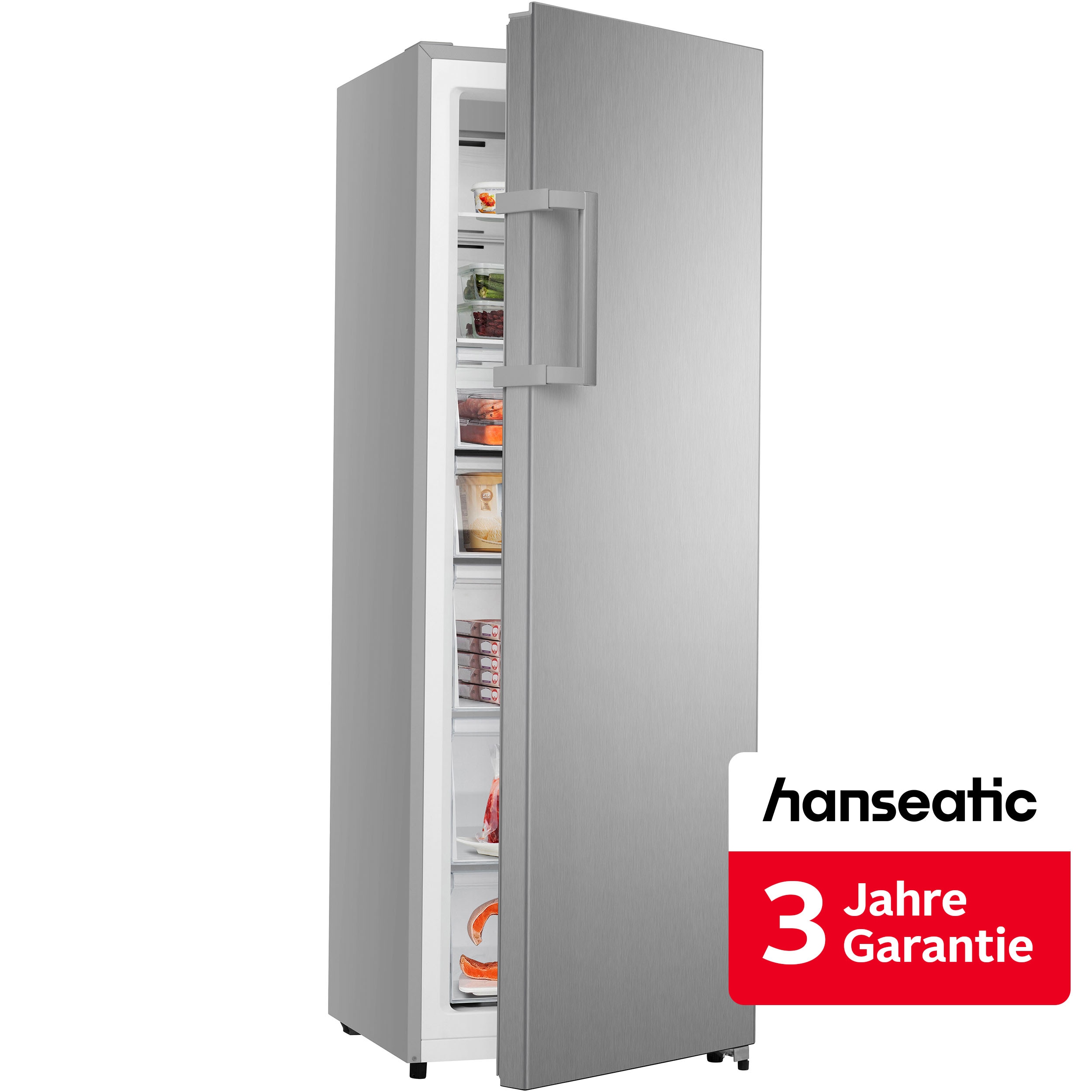 Hanseatic Gefrierschrank "HGS17260CNFI" 172 cm hoch 59,5 cm breit inkl. 3 Jahre Herstellergarantie