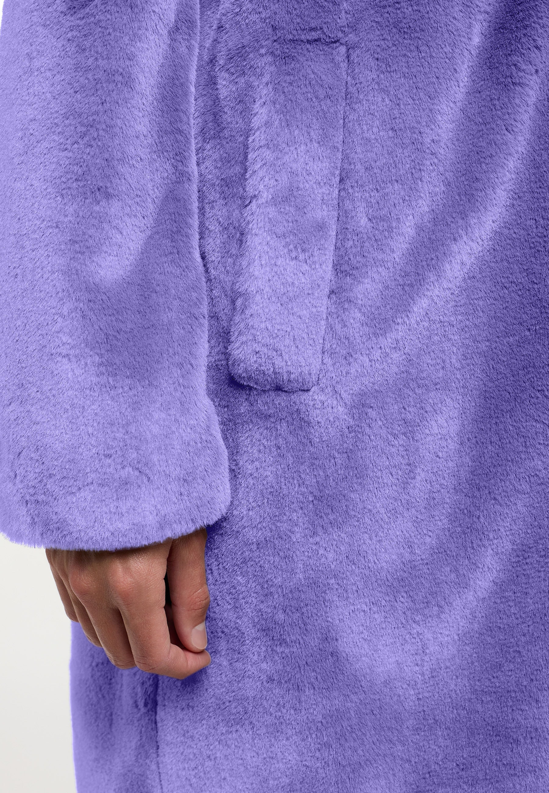 Frieda & Freddies Fellimitatmantel »Fake Fur Coat / Moon-river2«, mit klassischem Design