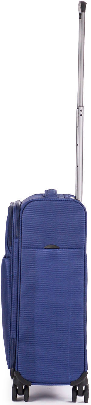 Stratic Weichgepäck-Trolley »Stratic Light + S, dark blue«, 4 Rollen, Handgepäck Reisekoffer Reisegepäck TSA-Zahlenschloss
