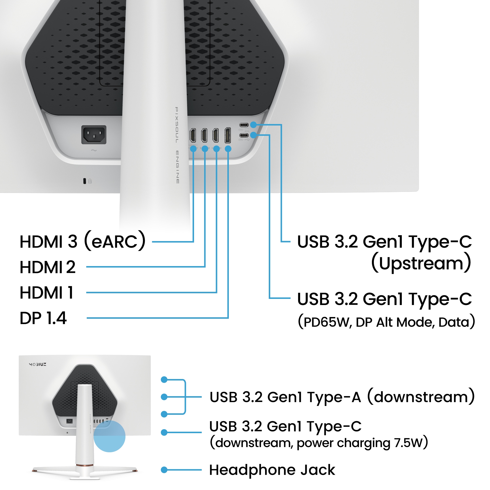 BenQ Gaming-LED-Monitor »EX271U« 69 cm/27 ″  3840 x 2160 px 5 Reaktionszeit 165 Hz
