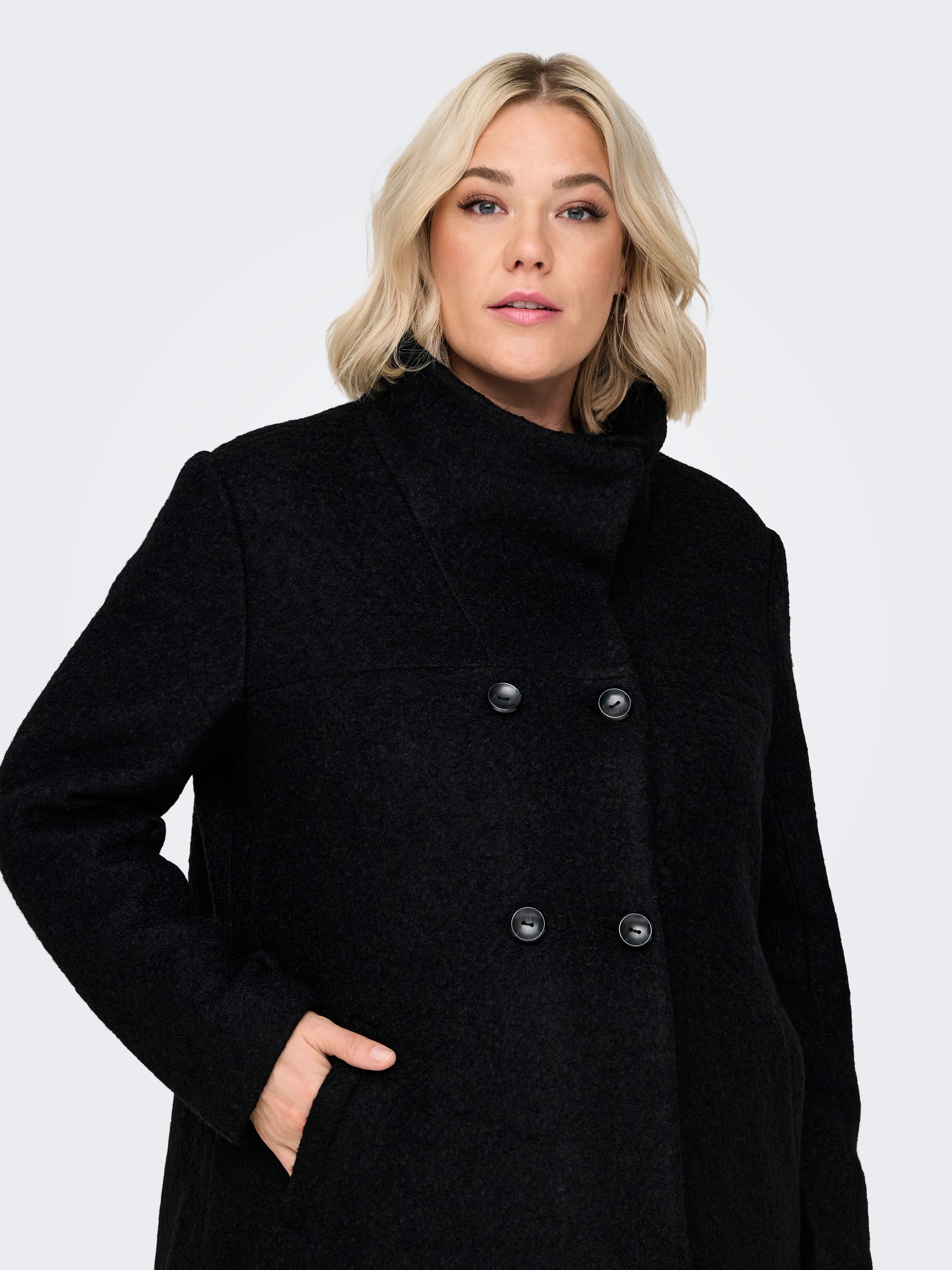 ONLY CARMAKOMA Kurzmantel "CARNEWSOPHIA WOOL COAT OTW" günstig online kaufen