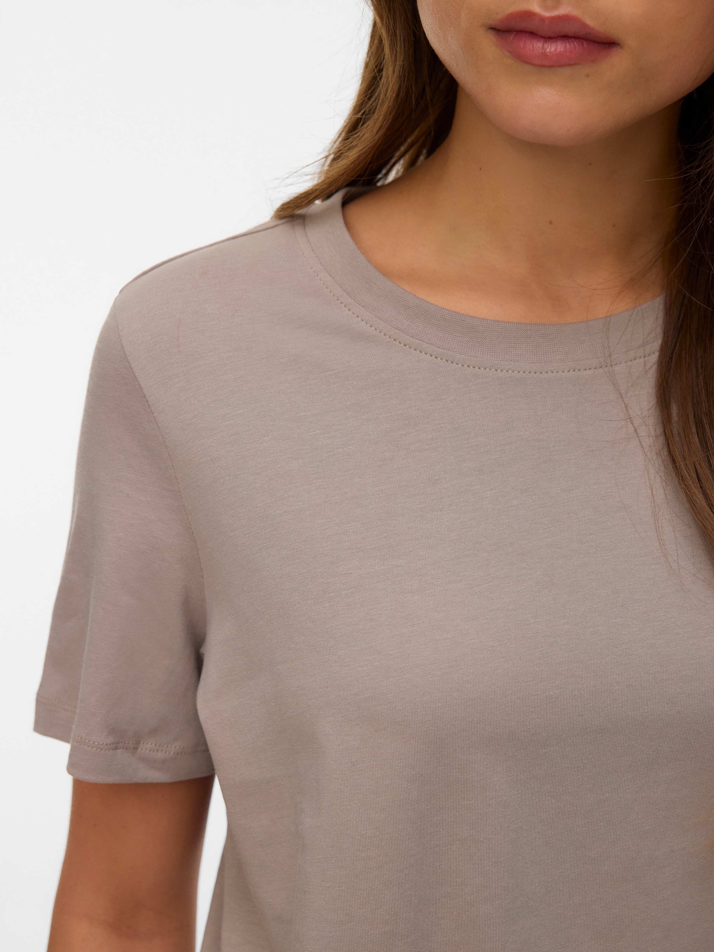 Vero Moda Kurzarmshirt »VMPAULINA SS T-SHIRT GA JRS NOOS« Baumwolle, regular fit