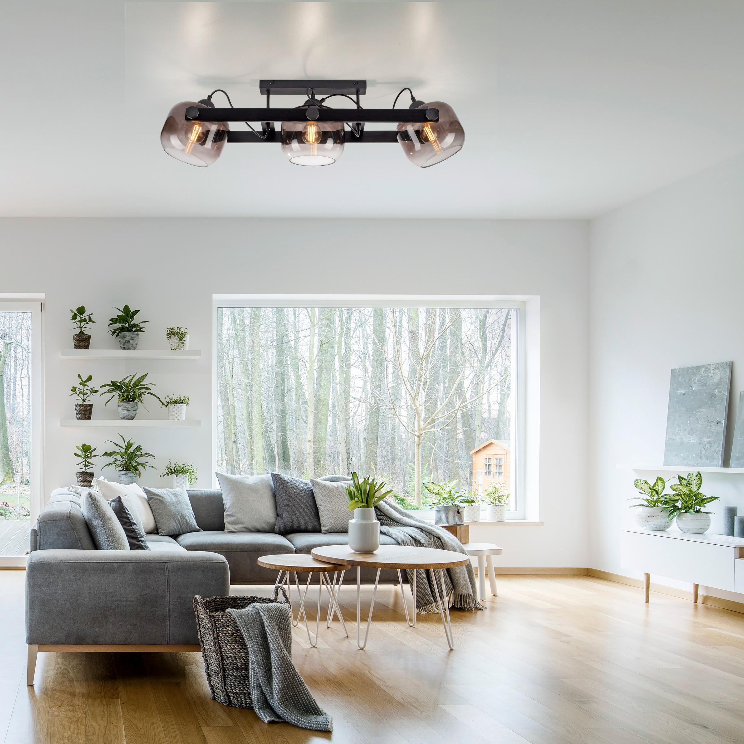 JUST LIGHT Deckenleuchte »CUP 2.0«, 3 flammig, Leuchtmittel E27 | Leuchtmittel wechselbar, ExklusiveE27