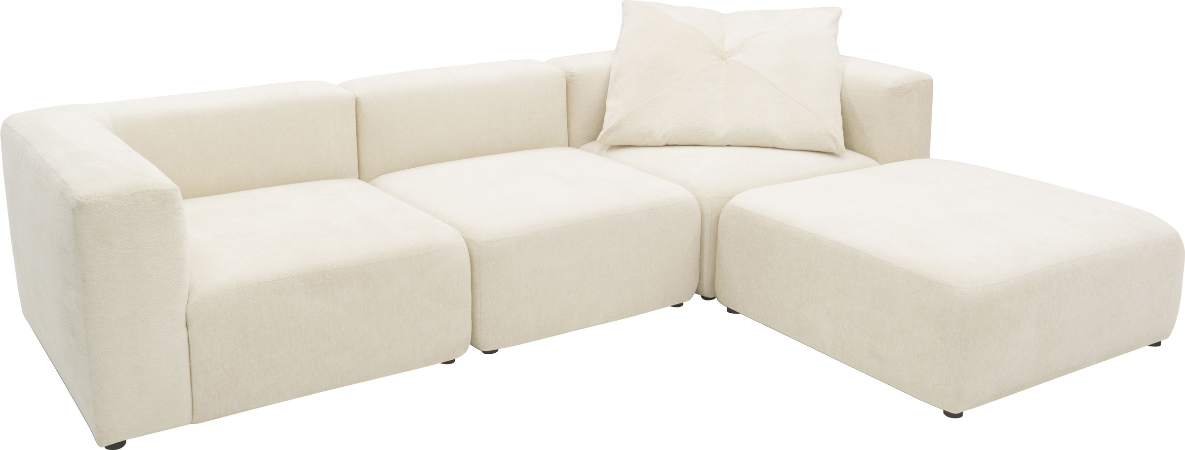 Thumbnail - Home affaire 3-Sitzer "Utvik kann individuell zusammengestellt werden" Modulsofa, bestehend aus 2 Eck-, 1 Mittelelement ...