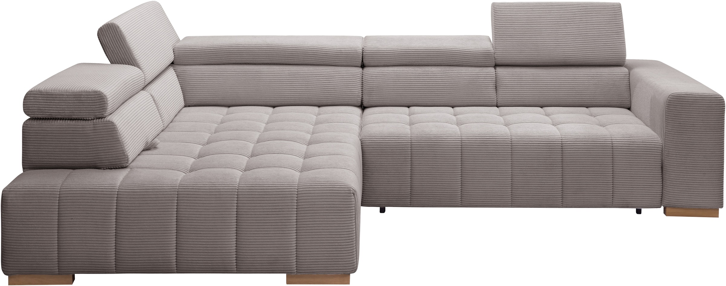 exxpo - sofa fashion Ecksofa "Elianos, hoher Sitzkomfort, aufwendige Kreuzs günstig online kaufen