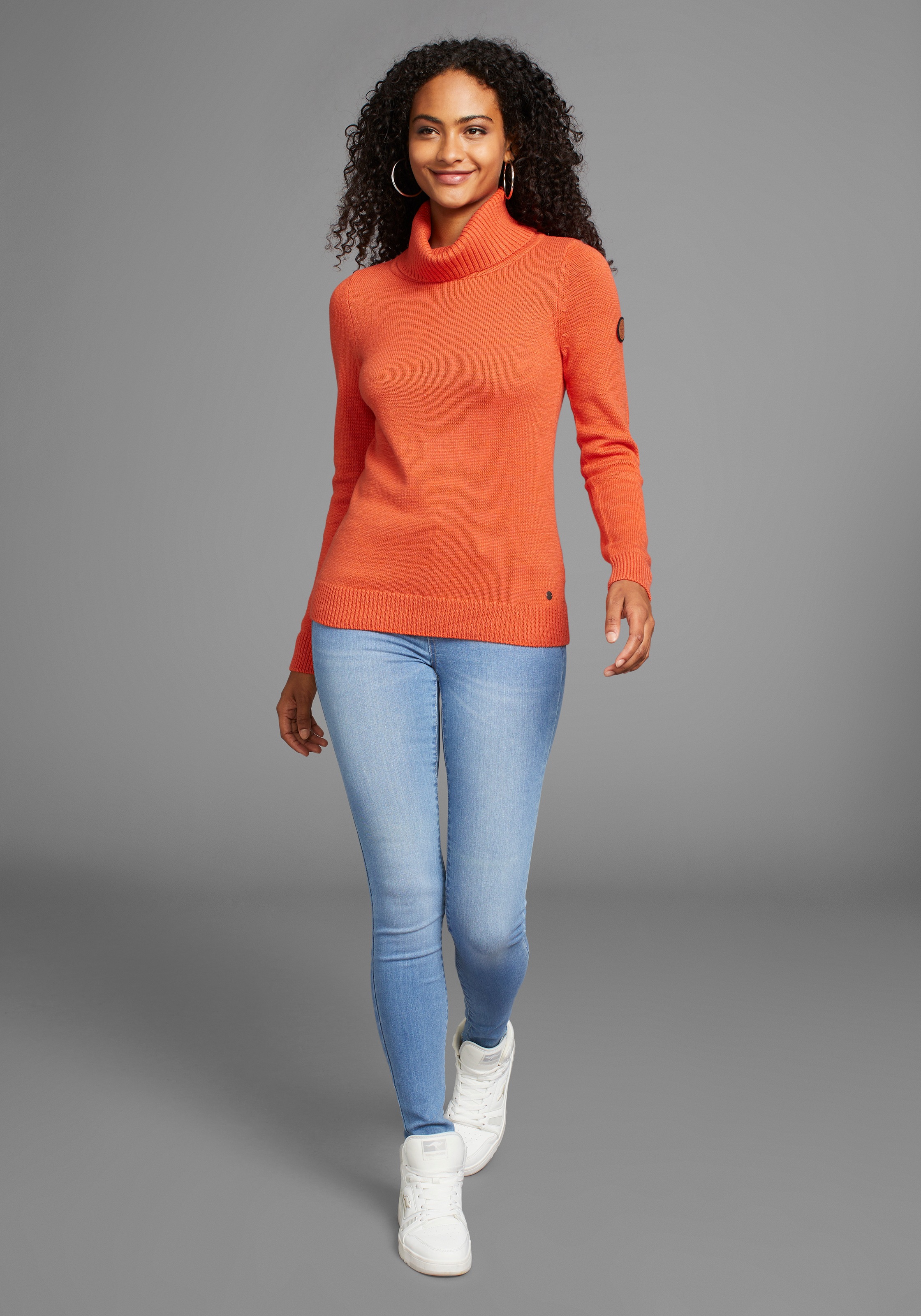 KangaROOS Turtleneck Sweater Orange Size 40/42 3