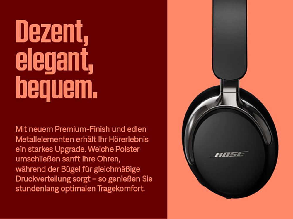 Bose Over-Ear-Kopfhörer »QuietComfort Ultra«, Bluetooth, Rauschunterdrückung