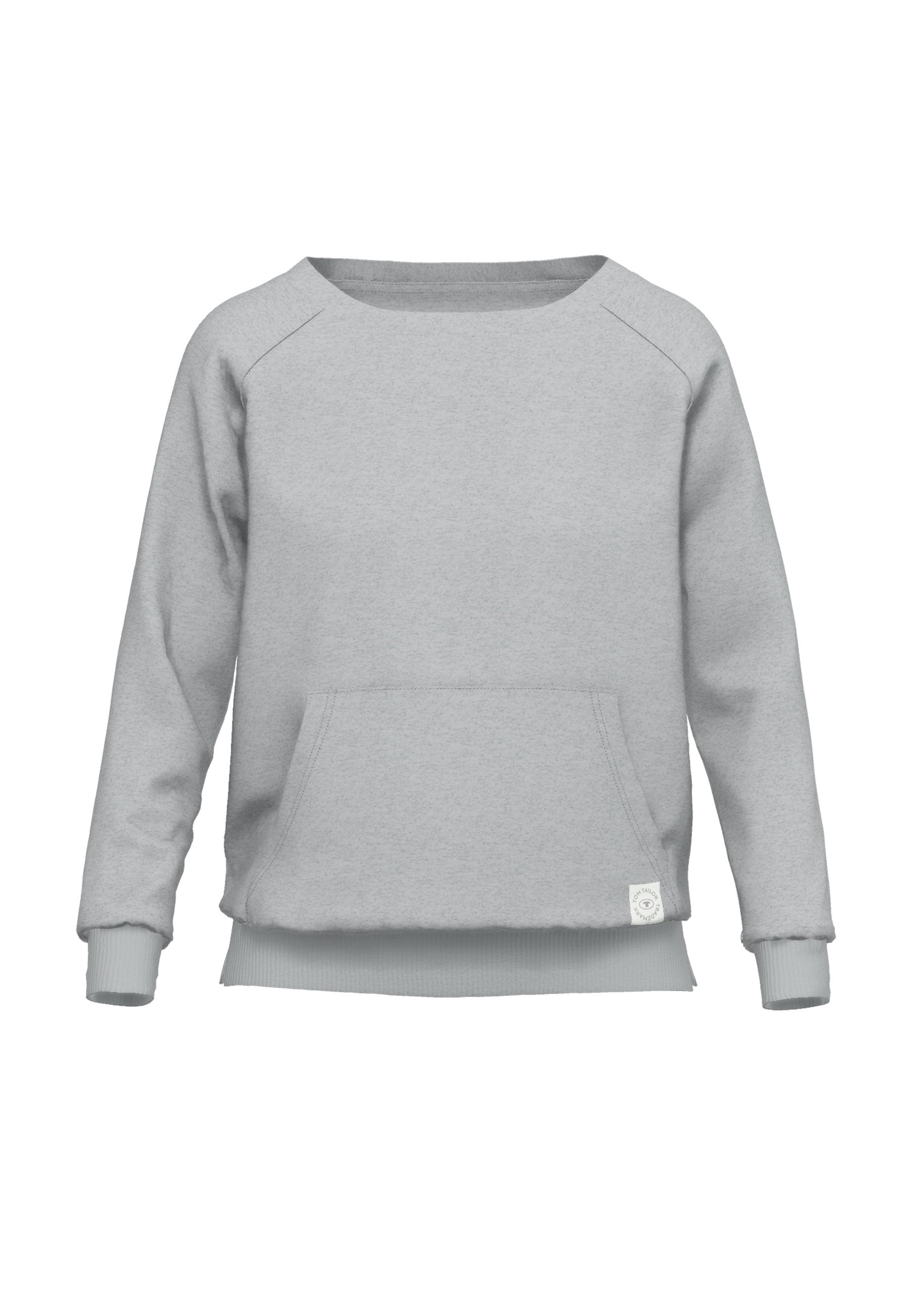 TOM TAILOR Sweatshirt, mit Rundhalsausschnitt und Bauchtasche