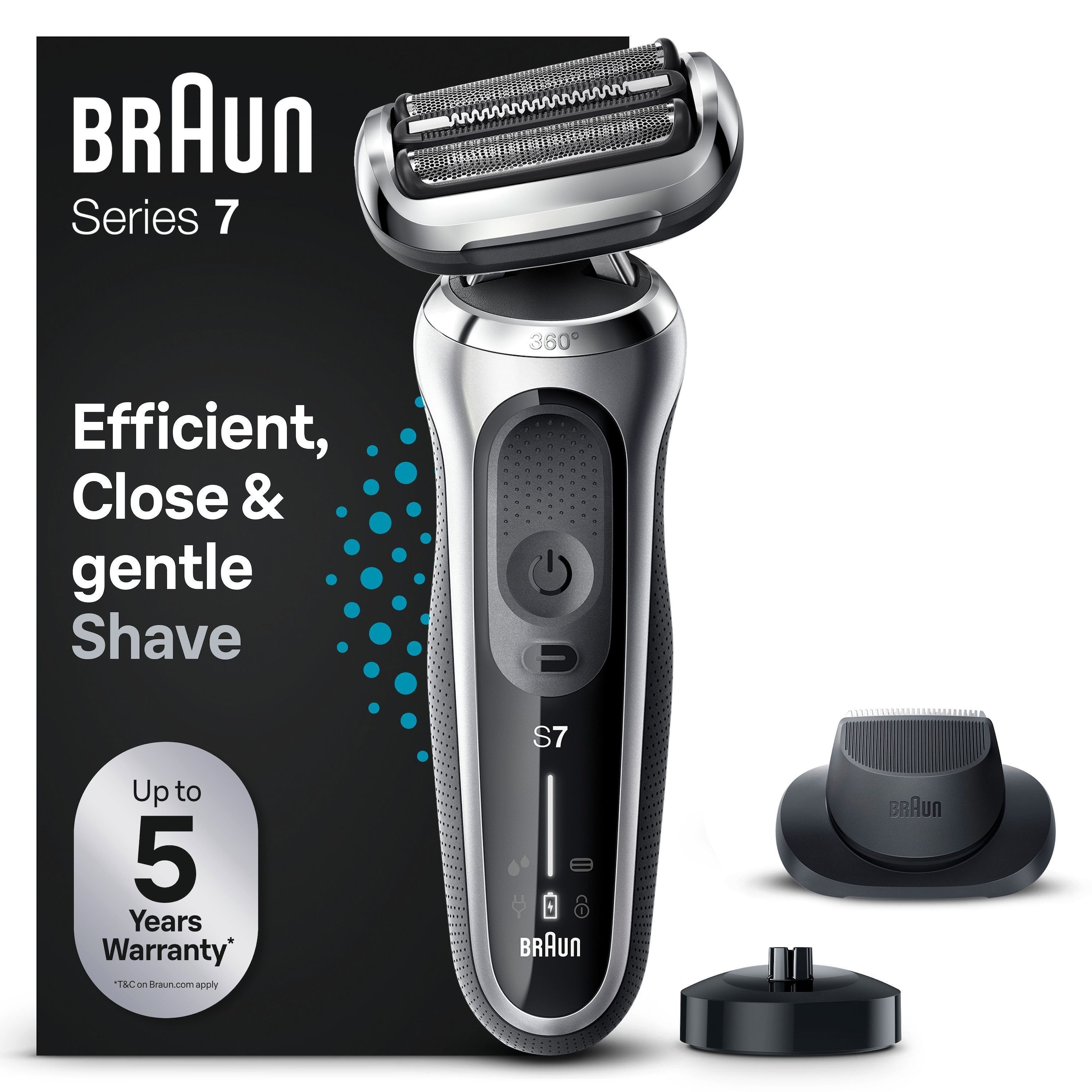 Braun Elektrorasierer »Series 7 71-S4200cs«, Wet&Dry, Präzisionstrimmer