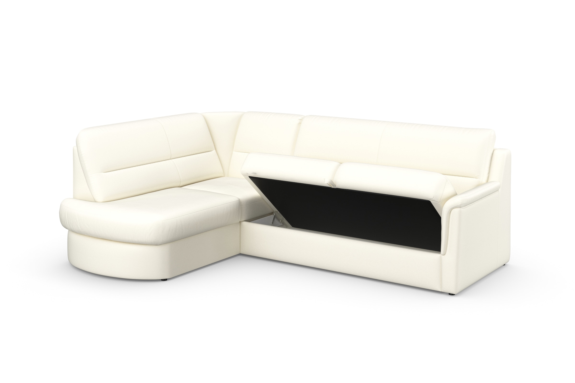 sit&more Ecksofa »Panini L-Form«, wahlweise mit Vorziehsitz und Bettkasten