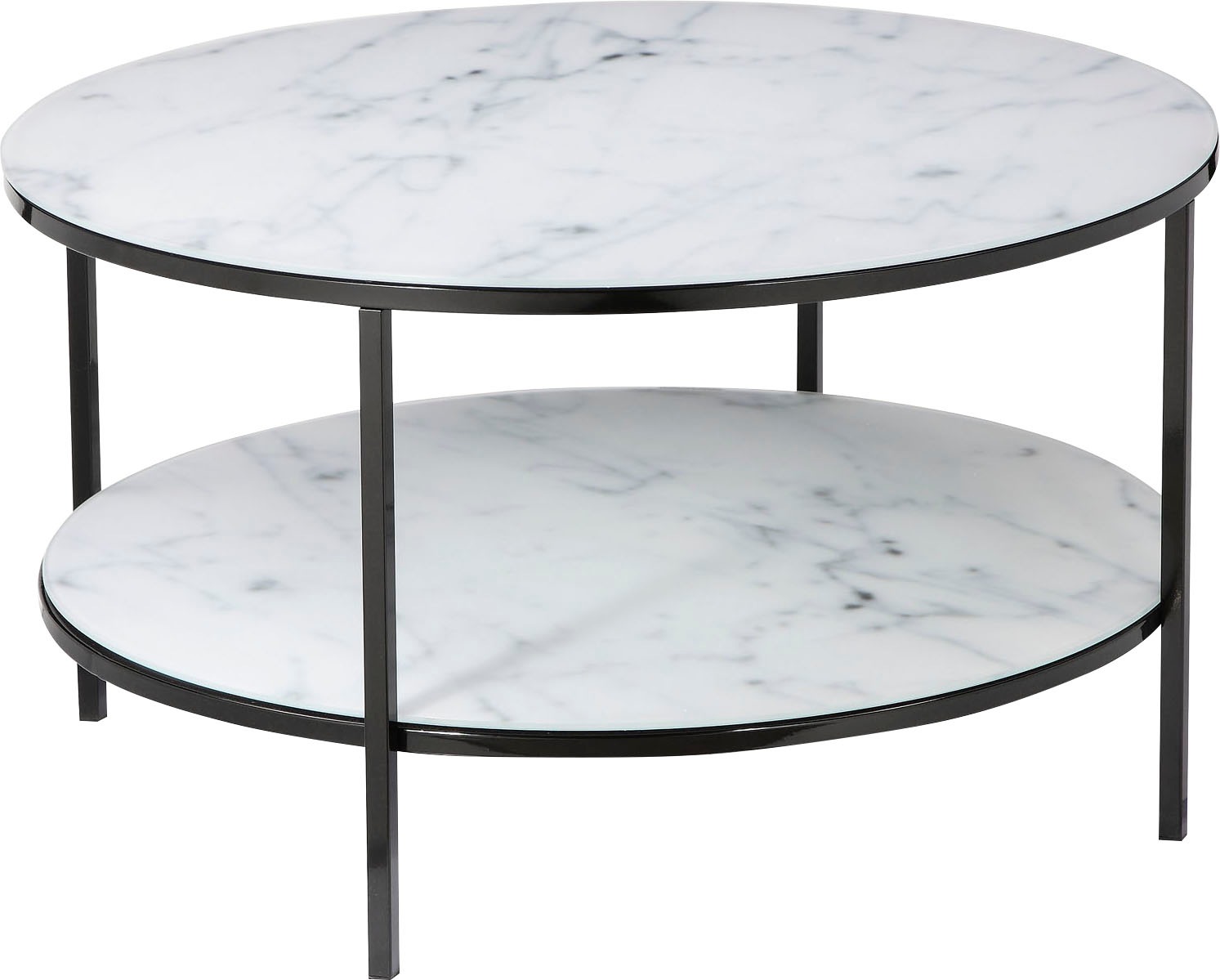 SalesFever Couchtisch "Caorle Coffeetable im minimalistischen Stil" Eleganz trifft Stil: Tischplatten in Marmoroptik