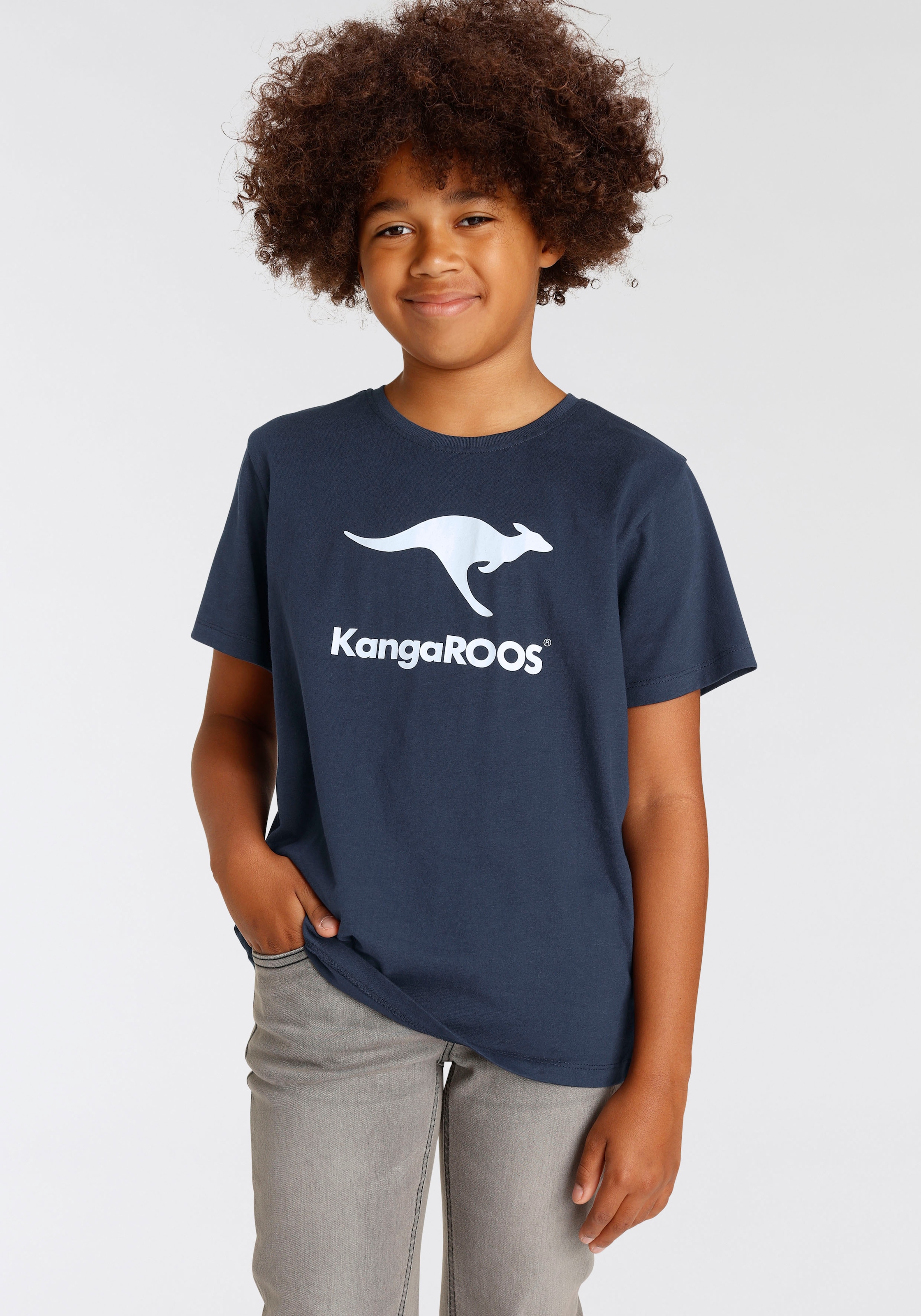 KangaROOS T-Shirt »Basic Logo« online kaufen | BAUR