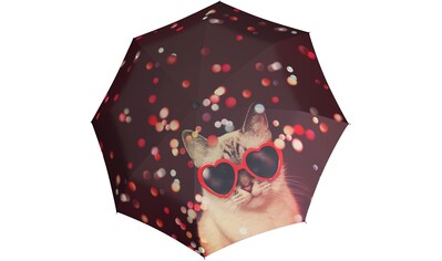 doppler® Stockregenschirm »Modern Art Lang Automatik, Kitten« online kaufen  | BAUR