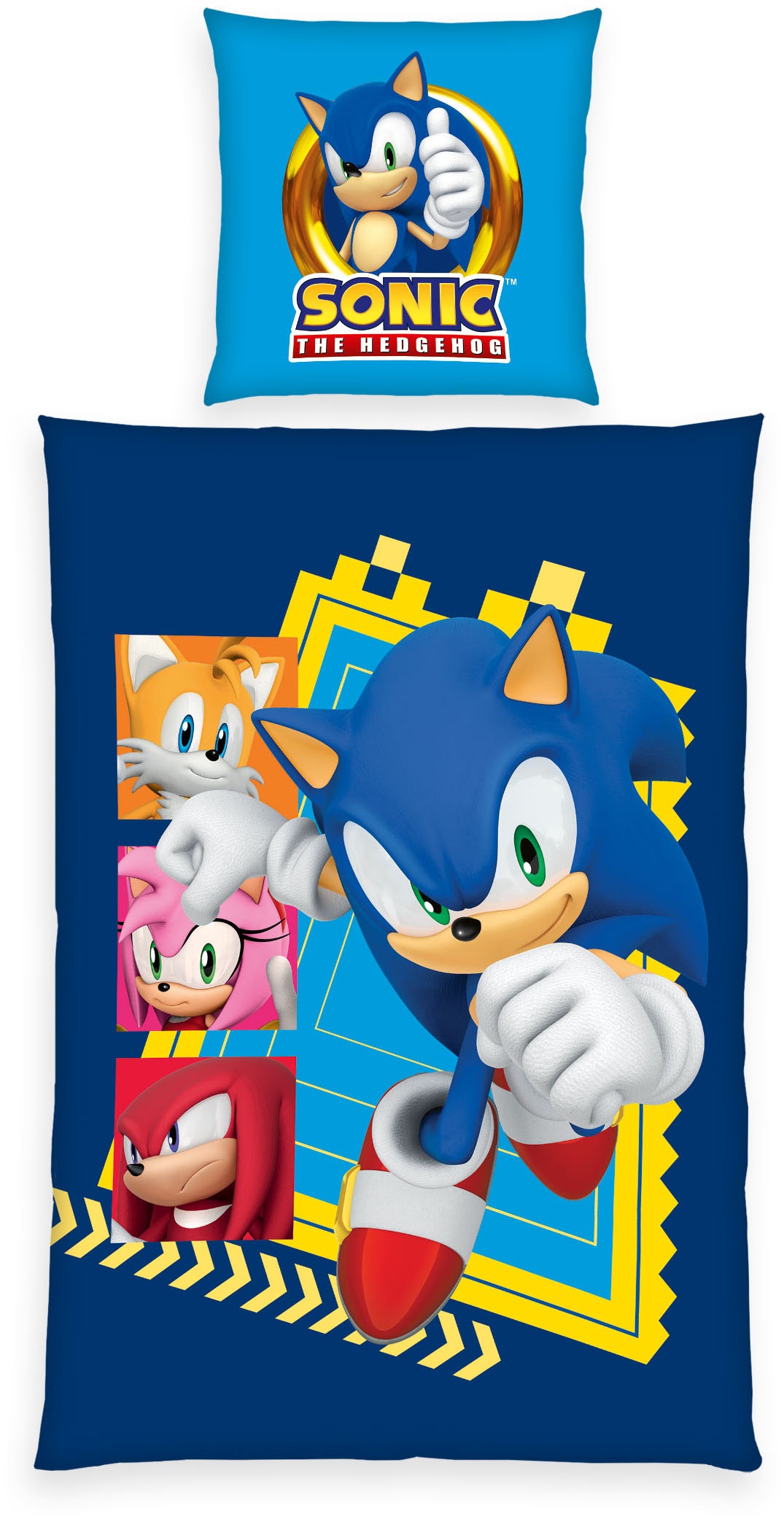 Sonic SEGA Bettwäsche "Sonic" 2 Stk. tlg. Wendebettwäsche günstig online kaufen