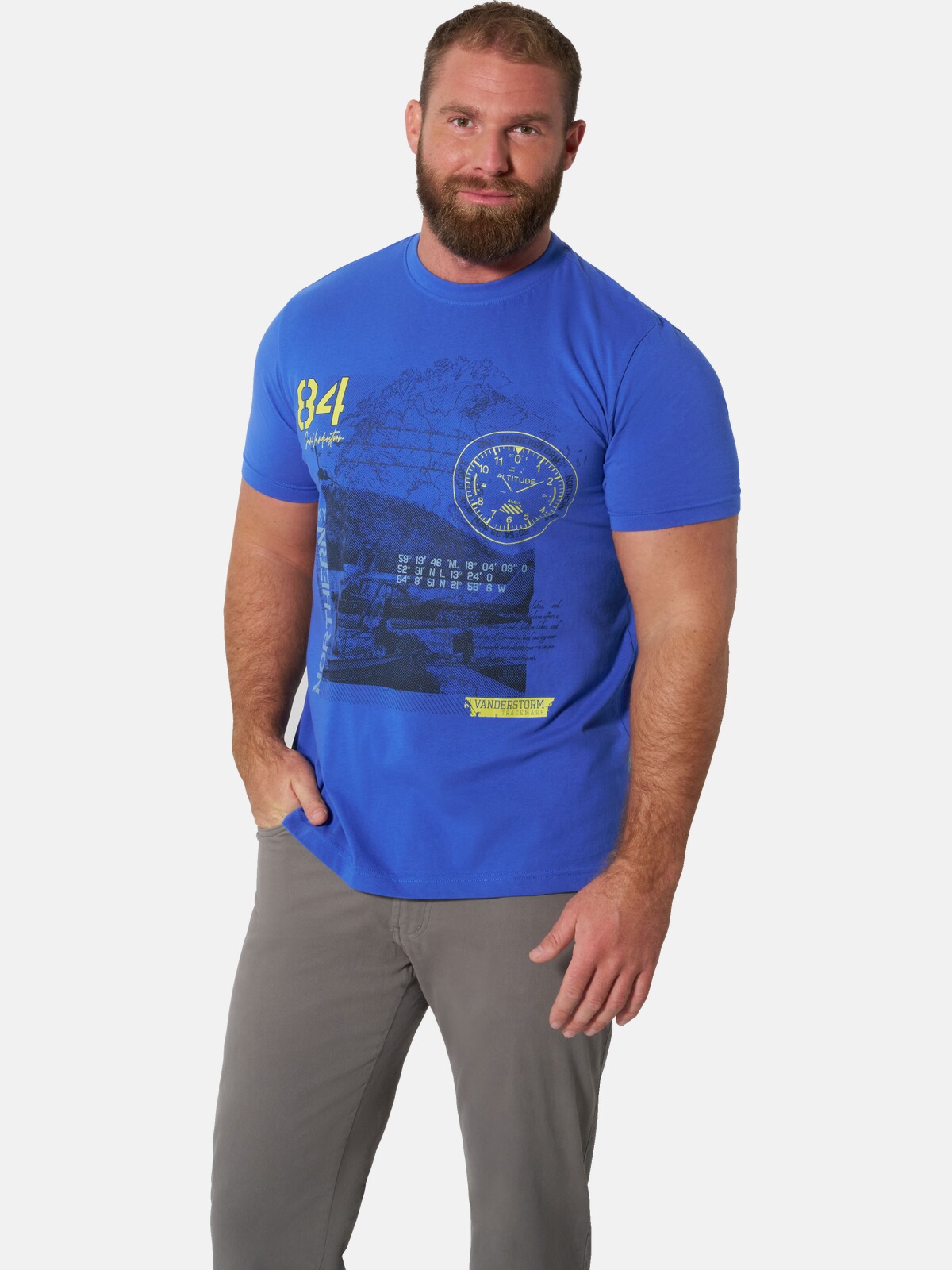 Jan Vanderstorm T-Shirt "Doppelpack T-Shirt ODDUR"