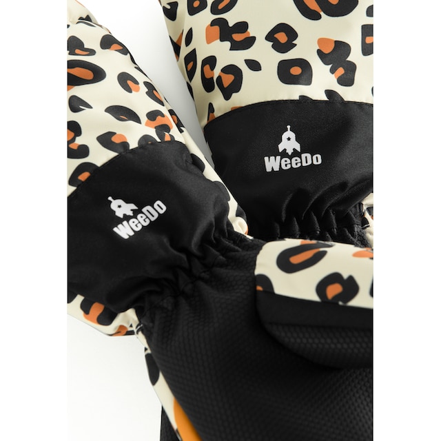 WeeDo Fäustlinge »CHEETADO Leopard«, lange Manschetten, nachhaltig  produziert, passend zu WeeDo Schneeanzug für kaufen | BAUR