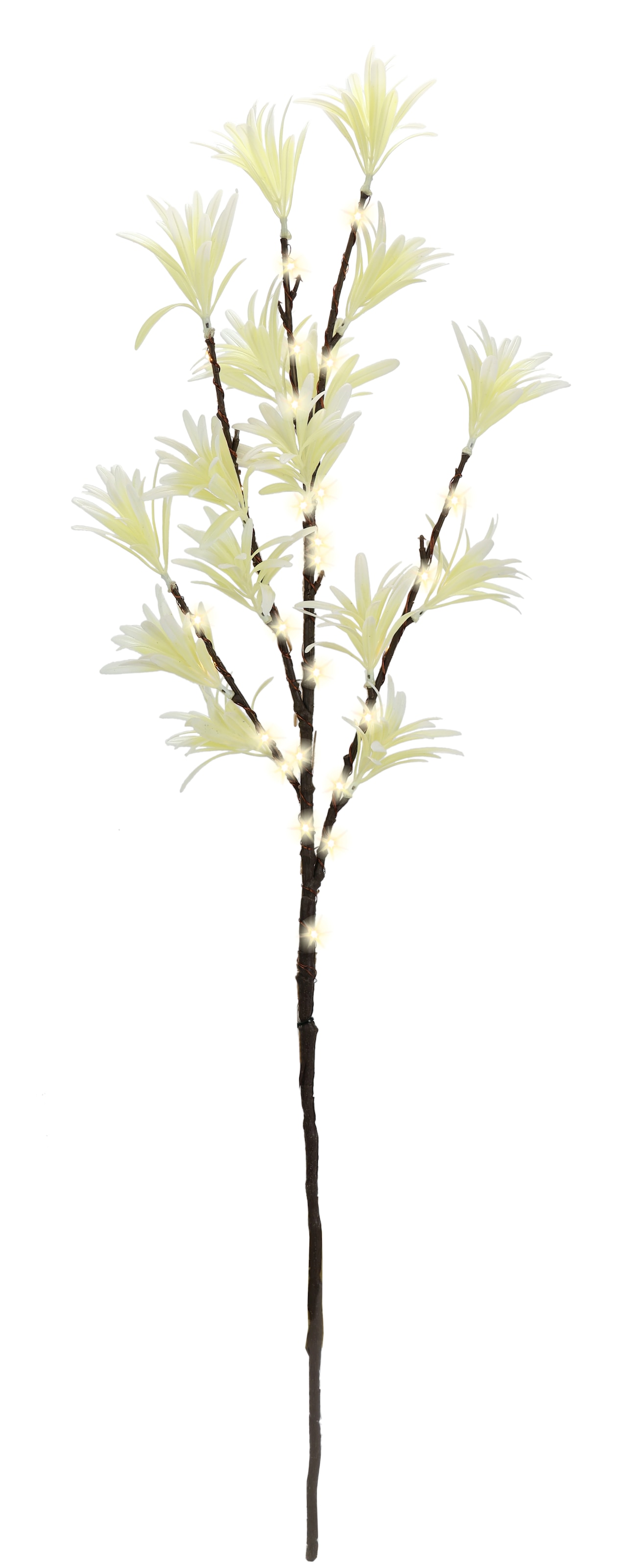 I.GE.A. Kunstzweig "LED-Dekozweig" Batteriebetrieben Zweig mit Timer Warmwe günstig online kaufen