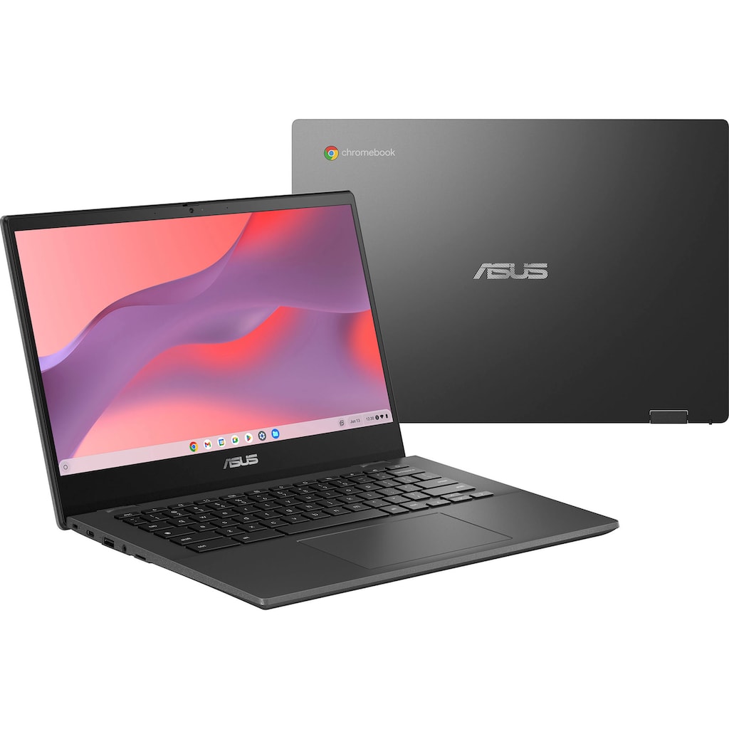 Asus Chromebook »CM14 Laptop, Full HD LED-Backlight-Display, 4 GB RAM, Windows 11 Home,«, 35,6 cm, / 14 Zoll, MediaTek, Kompanio, Mali-G52 MC2, 128 GB SSD, Full HD Panel, CM1402CM2A-EK0135