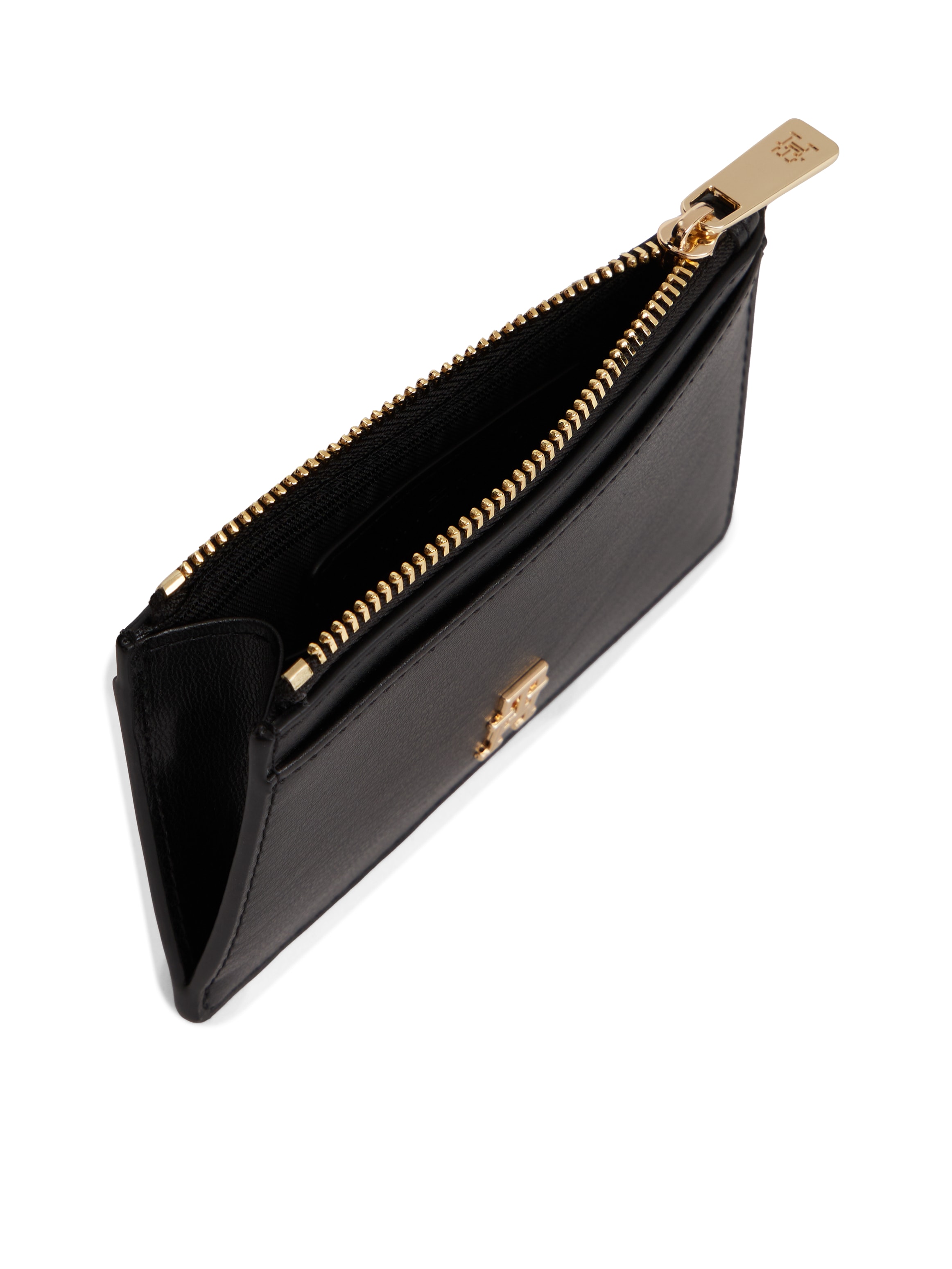 Tommy Hilfiger Kartenetui »TH ICON LONG CC HOLDER«, Geldbeutel, Portemonnaie mit goldfarbenem TH-Schmuckelement