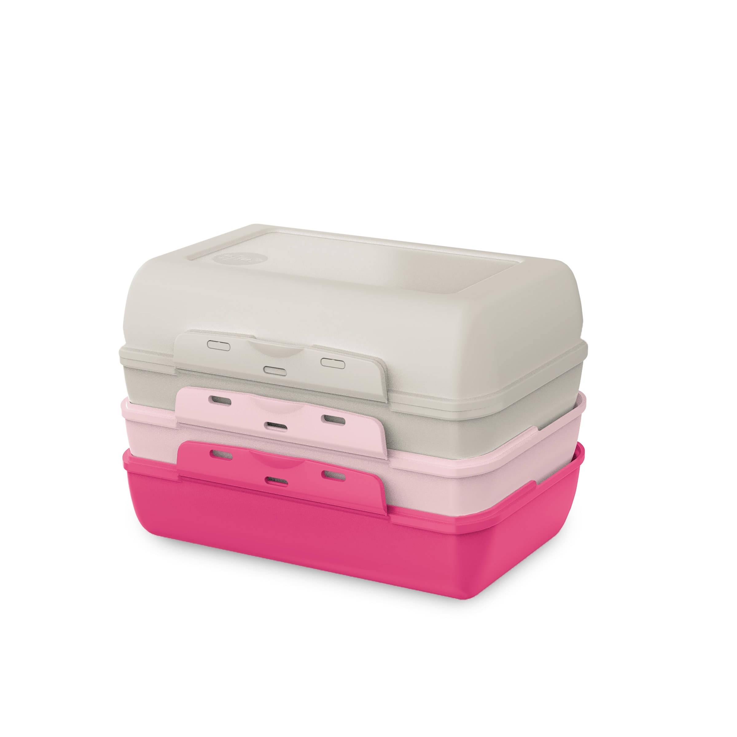 Emsa Lunchbox "Variabolo" platzsparend, verschiedene Farbkombinationen, spülmaschinenfest
