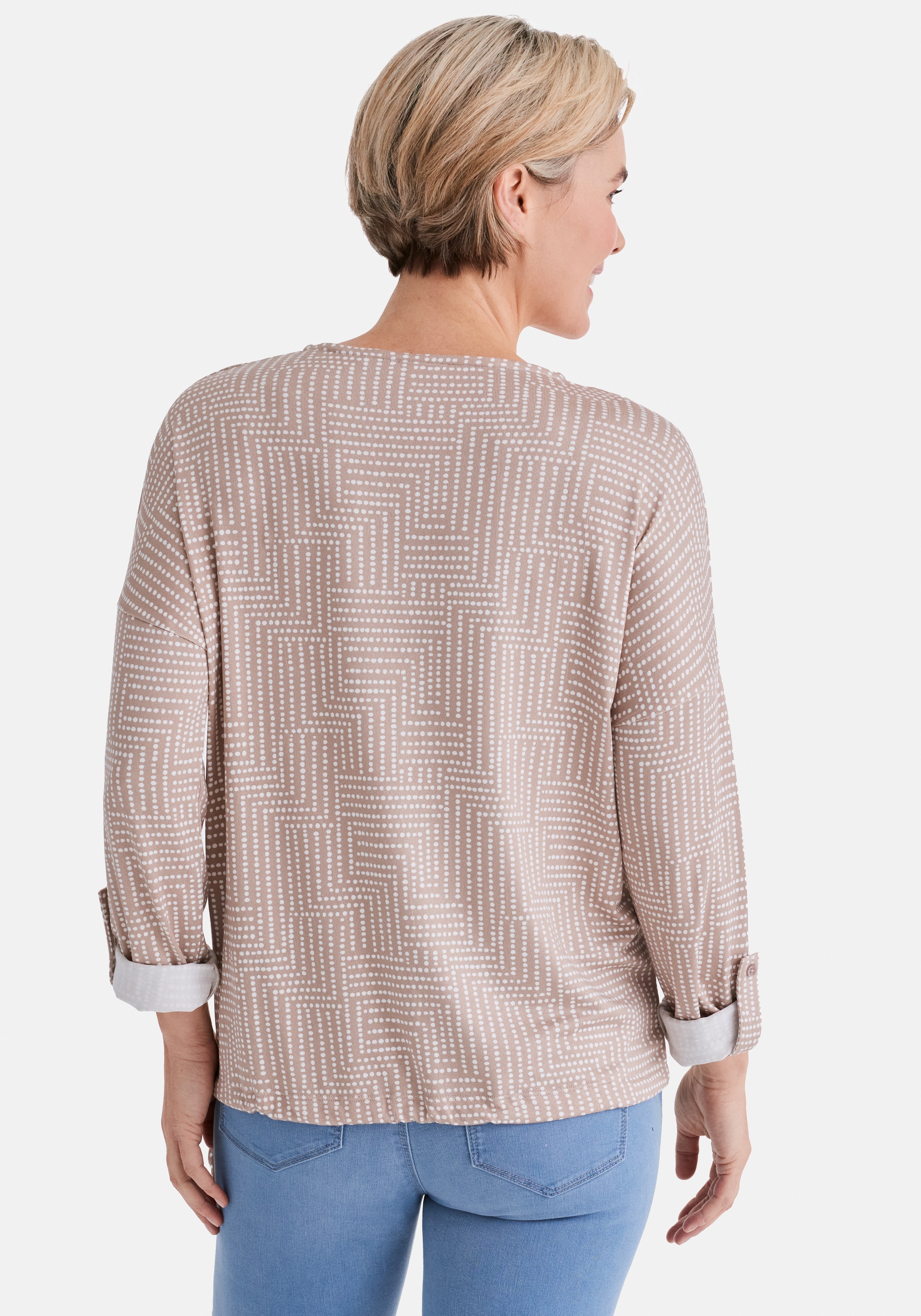 STOOKER WOMEN Langarmshirt "CARLY Langarmshirt Rundhals" Loose Fit Shirt Ru günstig online kaufen