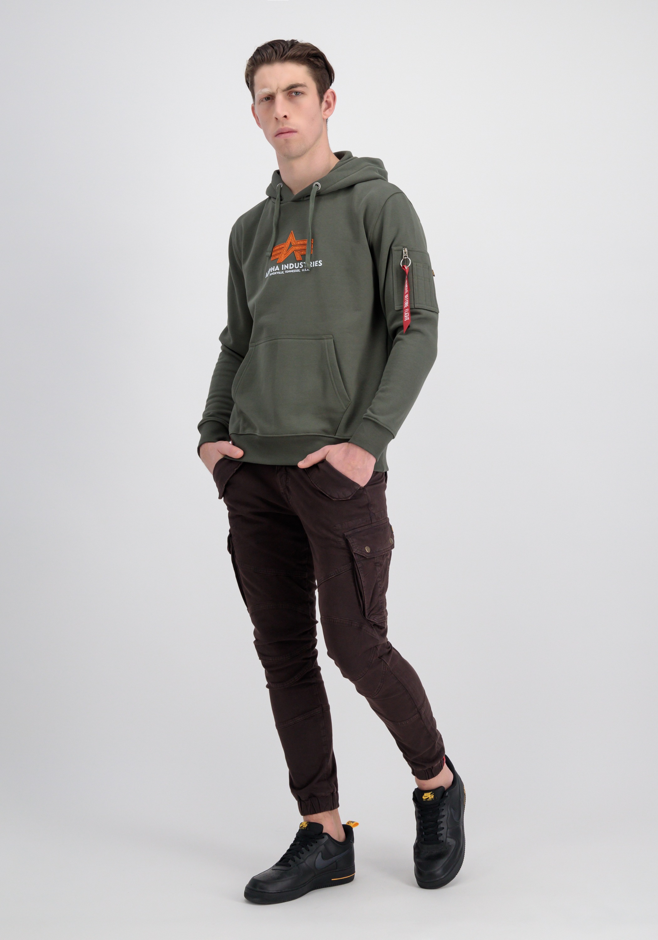 Alpha Industries Hoodie »Alpha Industries Men - Hoodies Basic Hoodie BL Rubber«