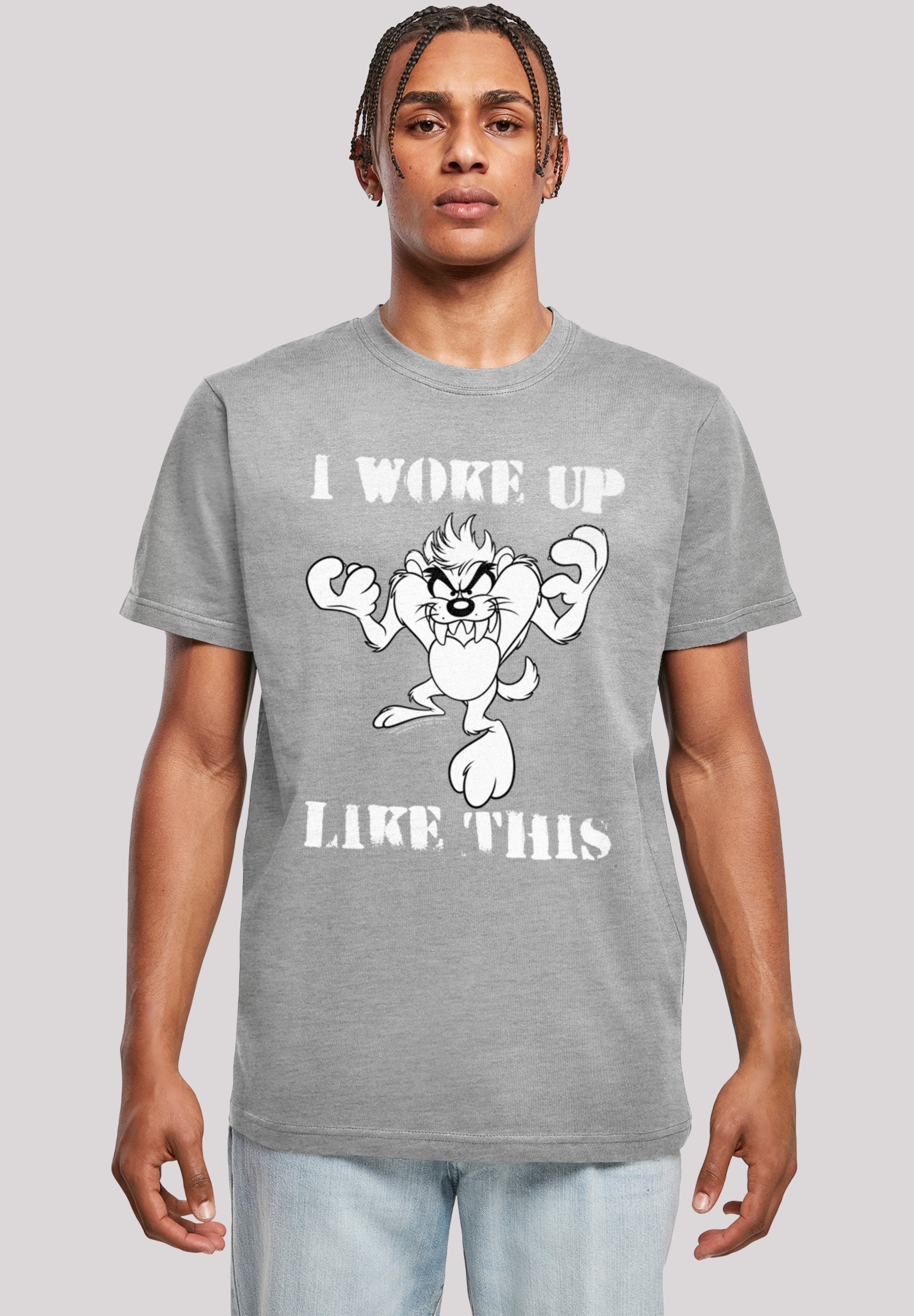 F4NT4STIC Marškinėliai »Looney Tunes Taz I Woke ...
