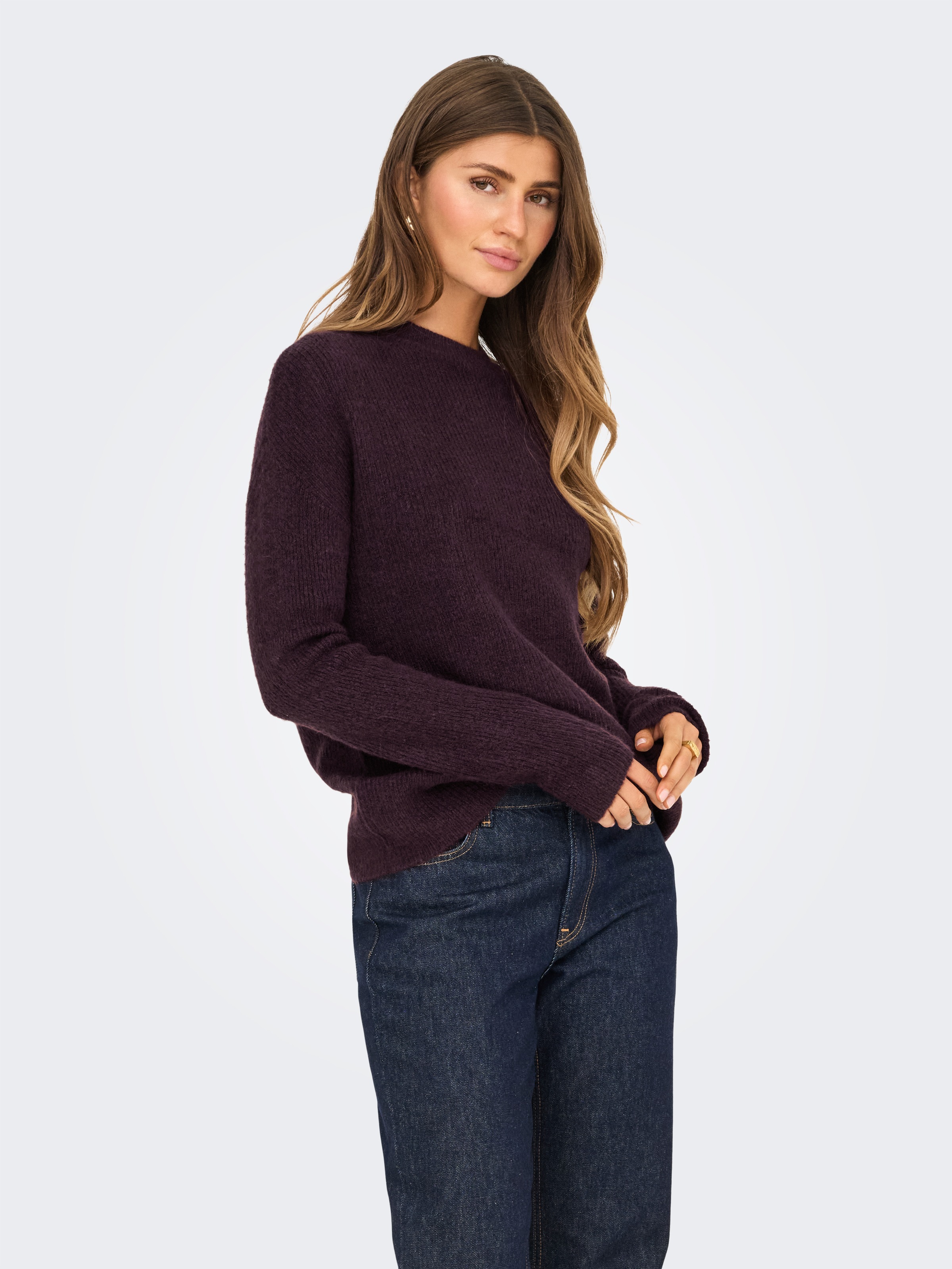 ONLY Strickpullover "ONLCAMILLA O-NECK L/S PULLOVER KNT" günstig online kaufen