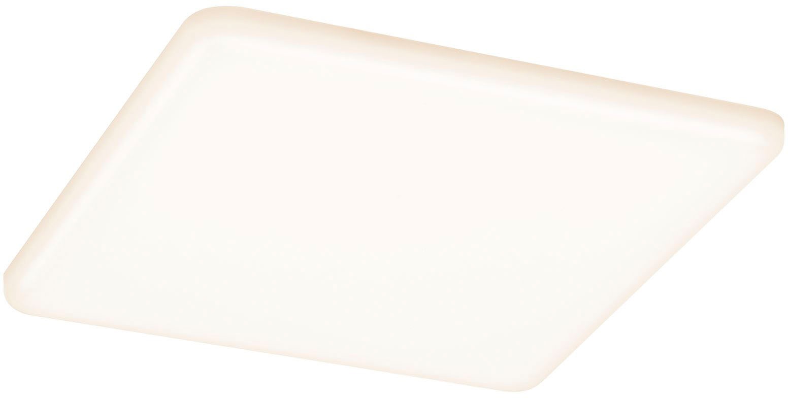 Paulmann LED Einbauleuchte »LED Einbaupanel Veluna VariFit IP44 eckig 185x185mm 17W 3.000K Satin«, 1 flammig, LED Einbaupanel Veluna VariFit IP44 eckig 185x185mm 17W 3.000K Satin