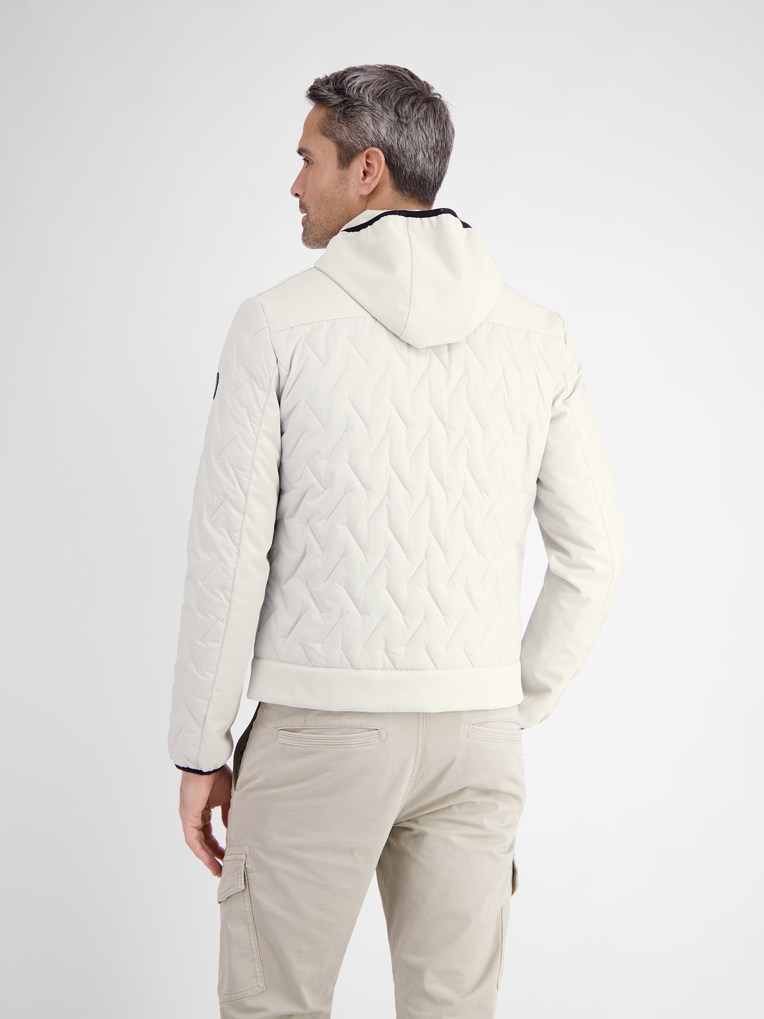 LERROS Steppjacke »LERROS Herren Steppjacke mit Kapuze«, mit Kapuze, Wasser- und windabweisend