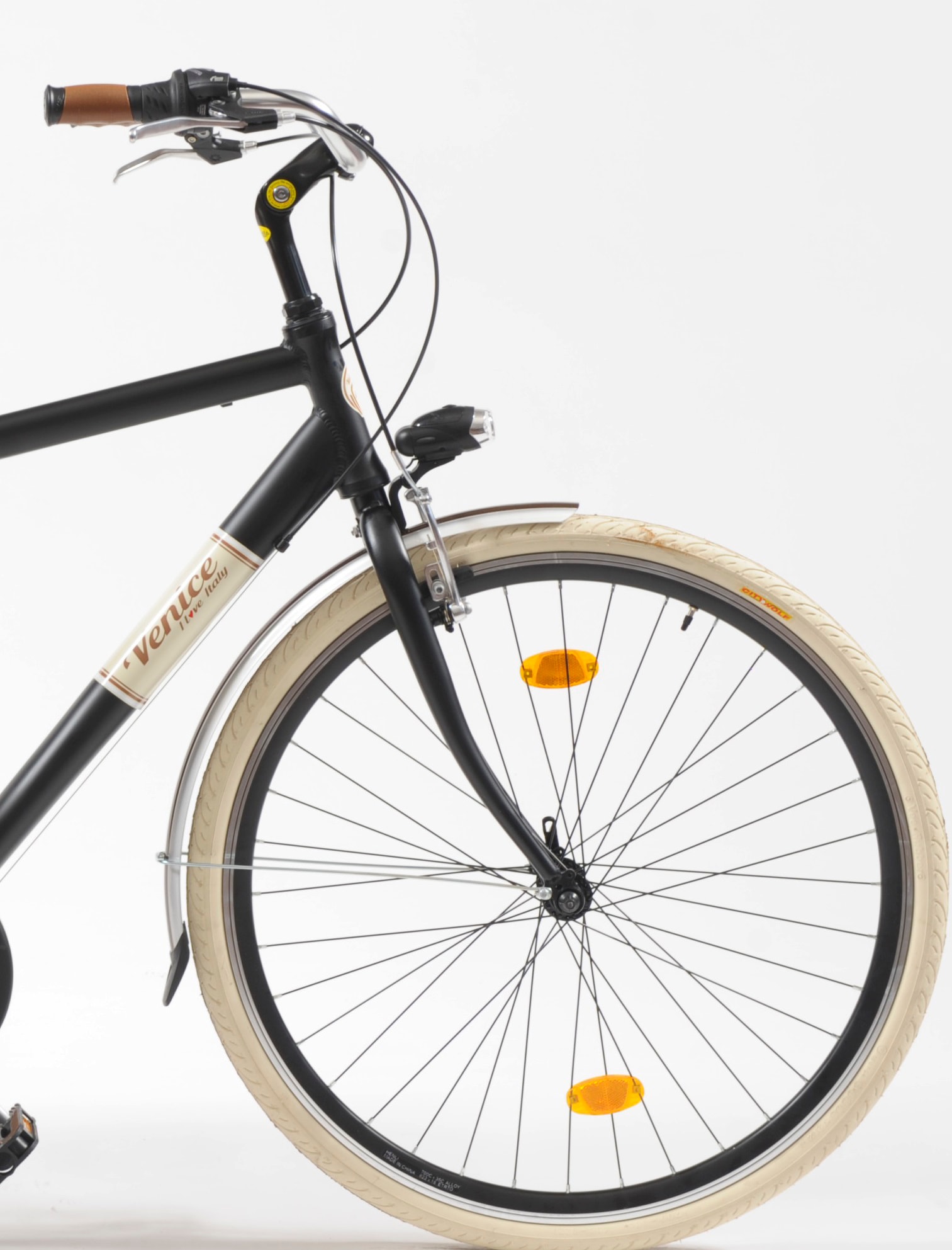 VENICE - I love Italy Cityrad »Citybike 615 Alu Man«, 18 Gang, Kettenschaltung, für Herren, Kettenschaltung