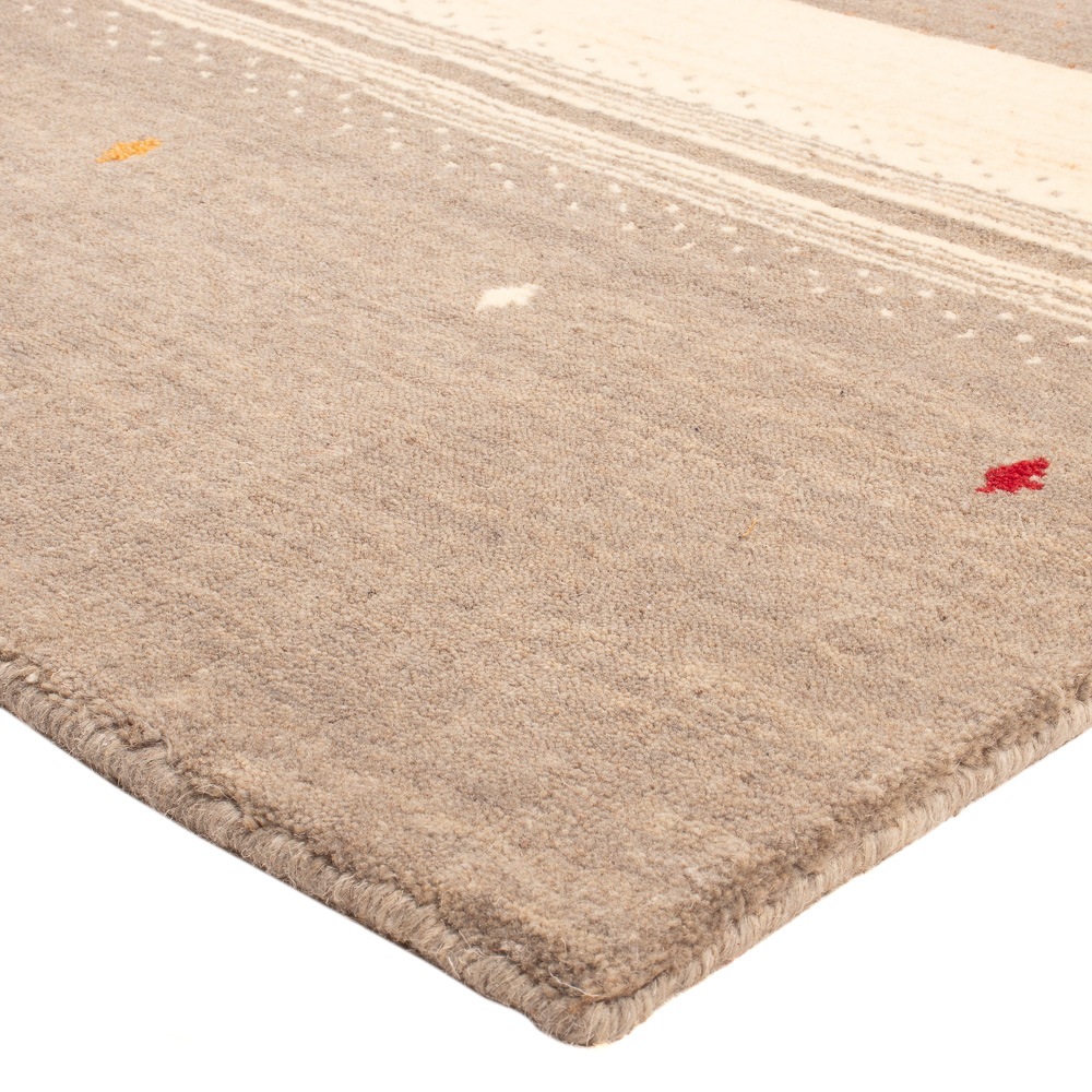 morgenland Wollteppich »Aurora Flair - Gabbeh Teppich - Loribaft Softy«, rechteckig, 1,2 mm Höhe, Sehr weicher Flor