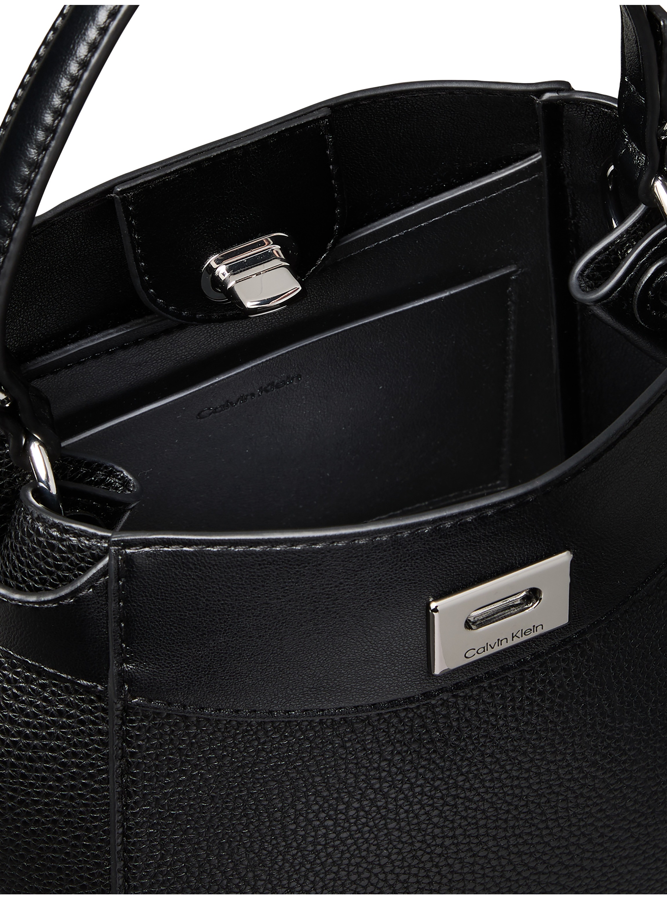 Calvin Klein Umhängetasche »MIX MEDIA CROSSBODY« Handtasche, Schultertasche mit kleinem Tragehenkel