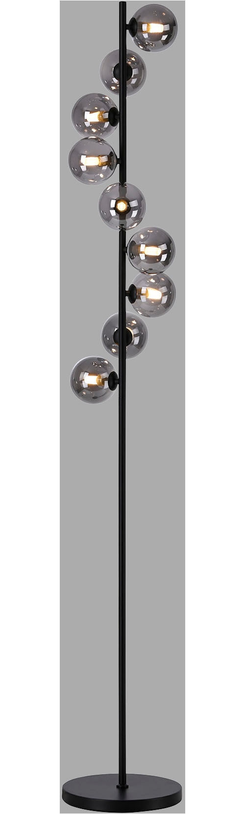 SCHÖNER WOHNEN-Kollektion LED Stehlampe »DUBAI« G9 1 Stk. Warmweiß SCHÖNER WOHNEN Kollektion, Fußschalter