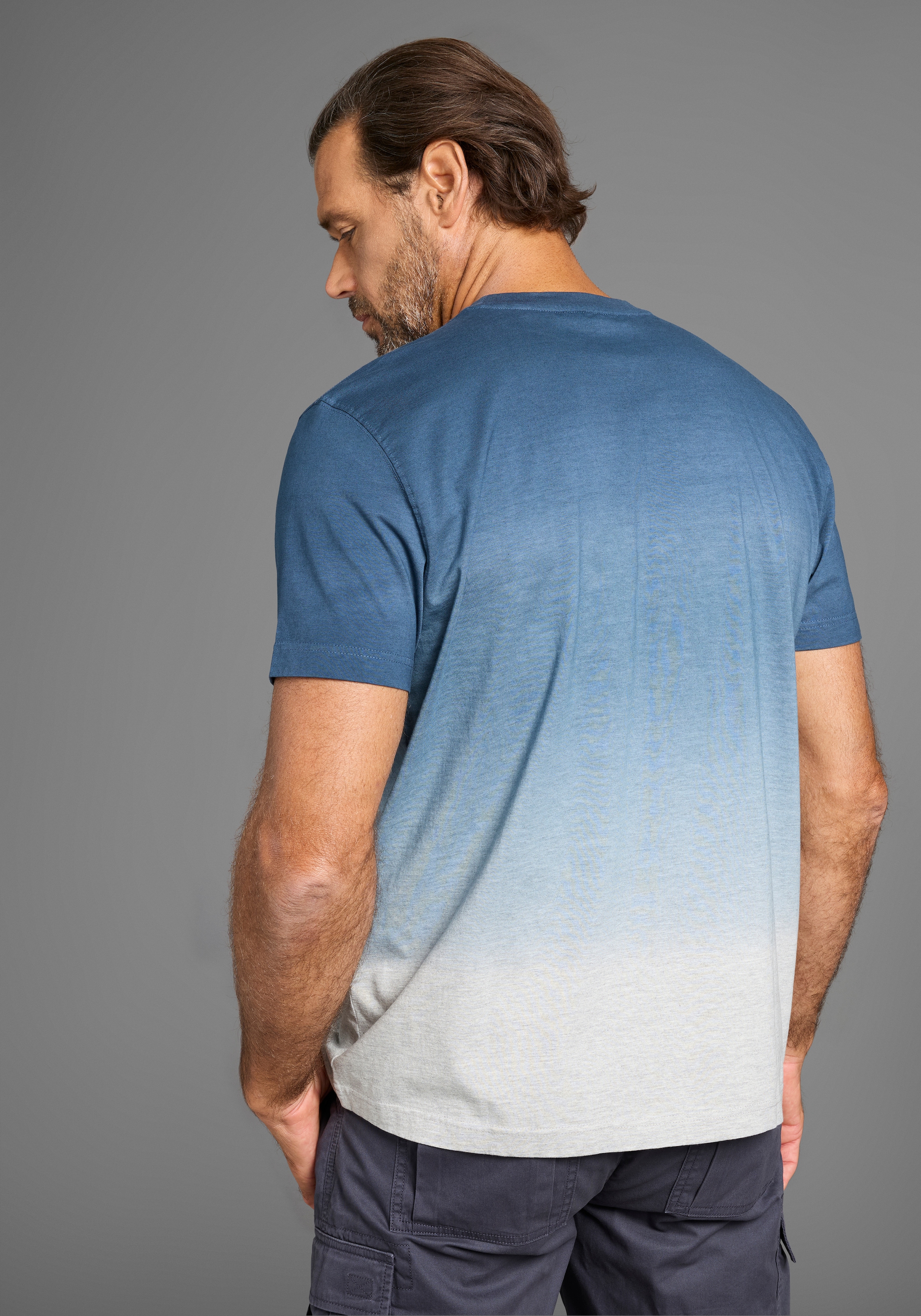 Man's World T-Shirt, Kurzarm, Regular Fit, bedrucktes Design, Rundhalsausschnitt