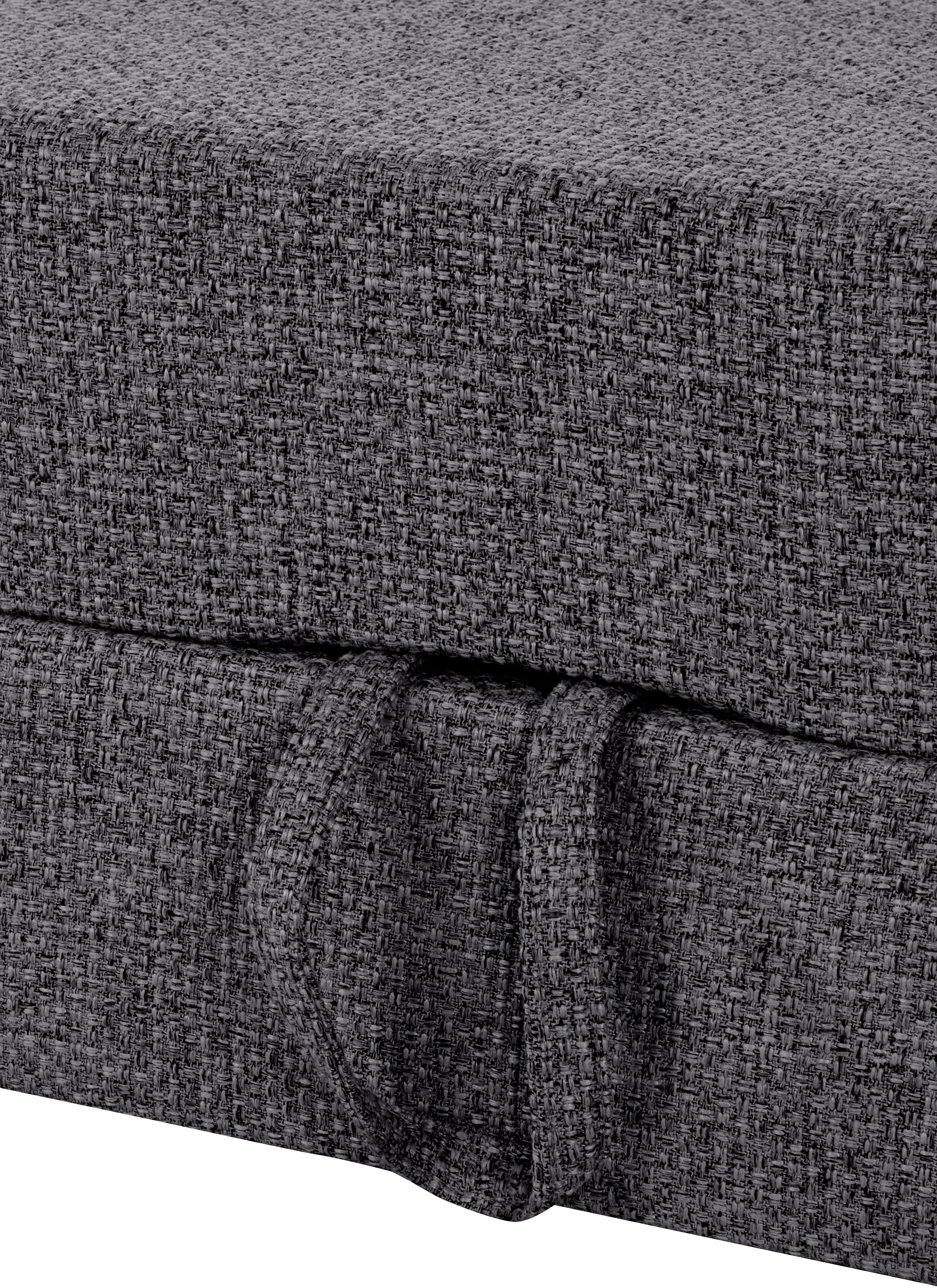 TRENDMANUFAKTUR Ecksofa »Chamber, zeitlos und modern, bequem mit hohem Sitzkomfort, L-Form«, inklusive einer Kopfstütze, wahlweise mit Schlaffunktion