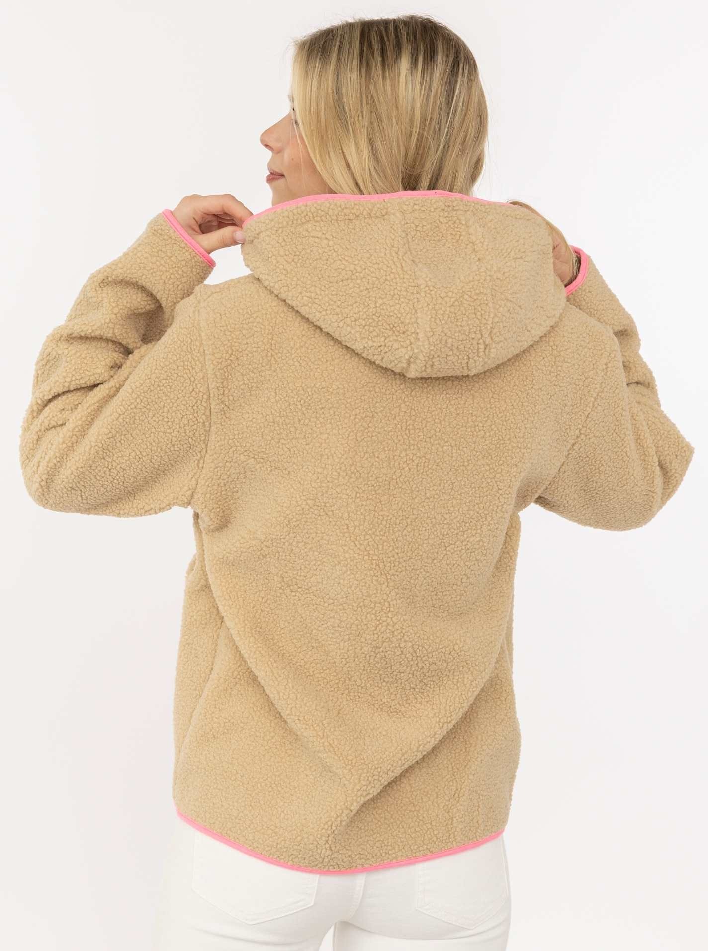 Zwillingsherz Kapuzensweatjacke »"Classic"« kuschelig weich, mit Taschen, Kapuze, Kontrastdetails